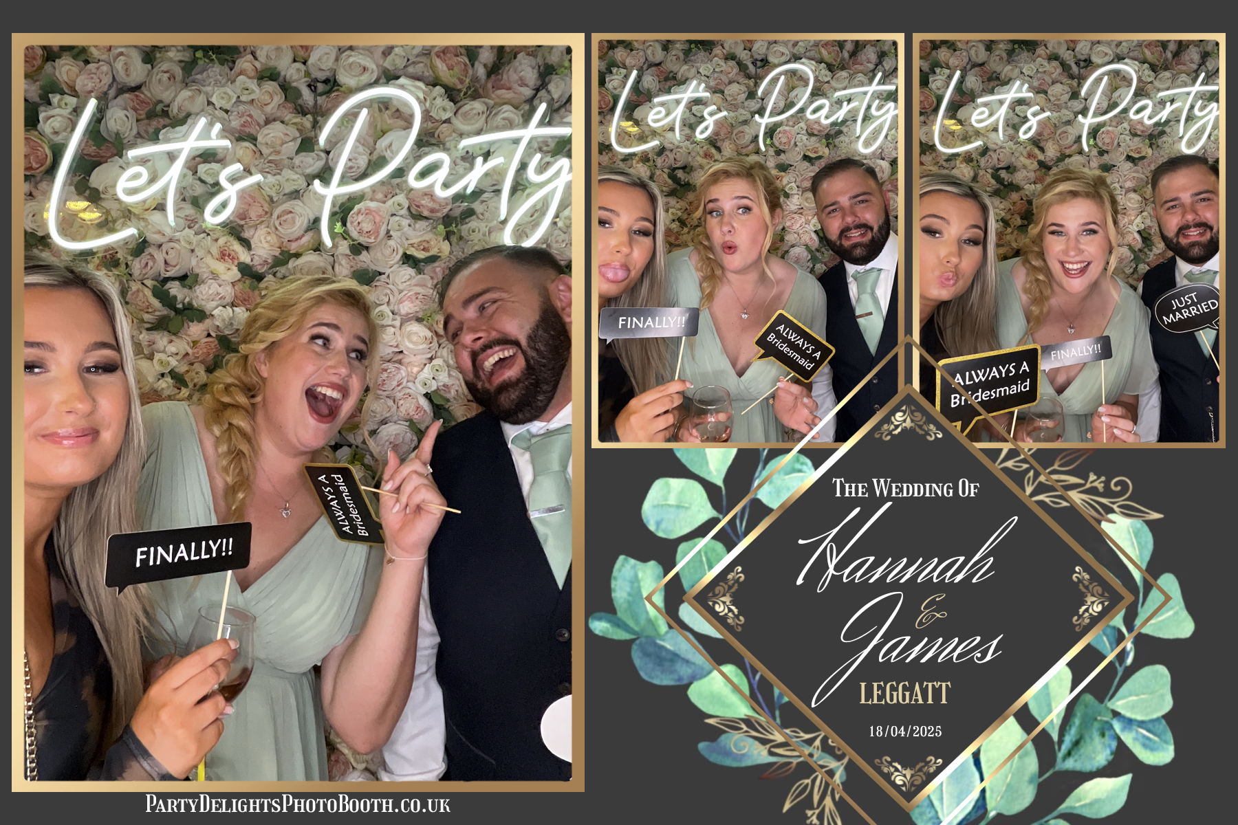 Hannah & James’ Wedding | View more photos from the event at gallery.partydelightsphotobooth.co.uk/u/PartyDelightsPhotoBooth/Hannah-James’-Wedding