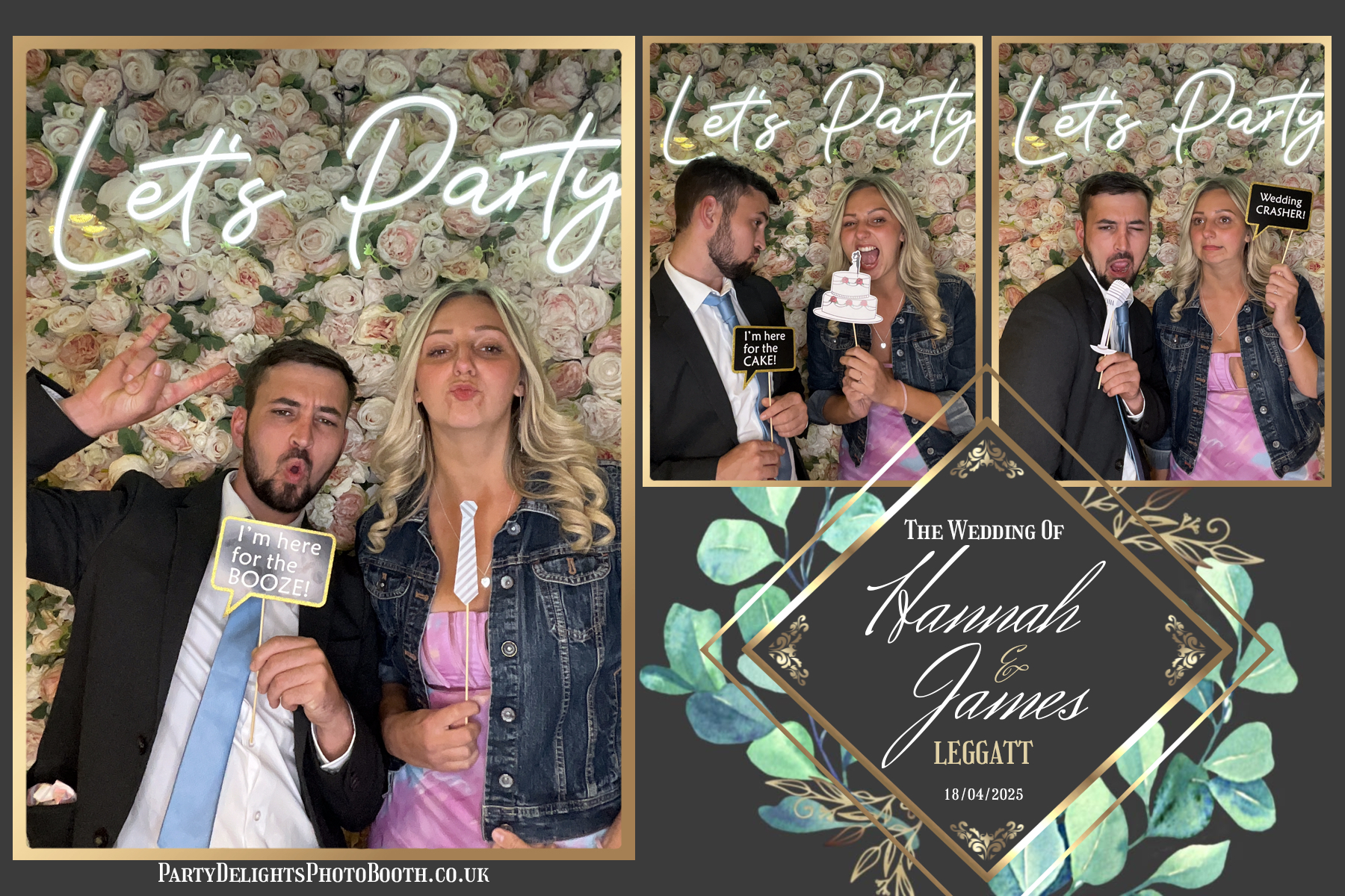 Hannah & James’ Wedding | View more photos from the event at gallery.partydelightsphotobooth.co.uk/u/PartyDelightsPhotoBooth/Hannah-James’-Wedding