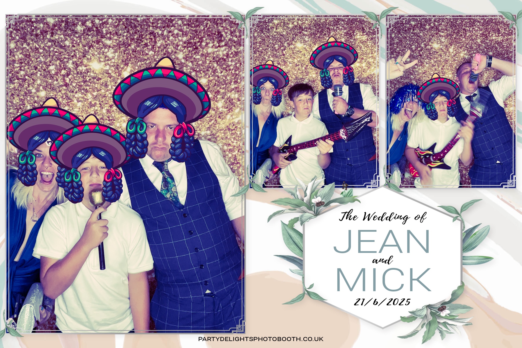 Jean and Mick’s wedding | View more photos from the event at gallery.partydelightsphotobooth.co.uk/u/PartyDelightsPhotoBooth/Jean-and-Mick’s-wedding