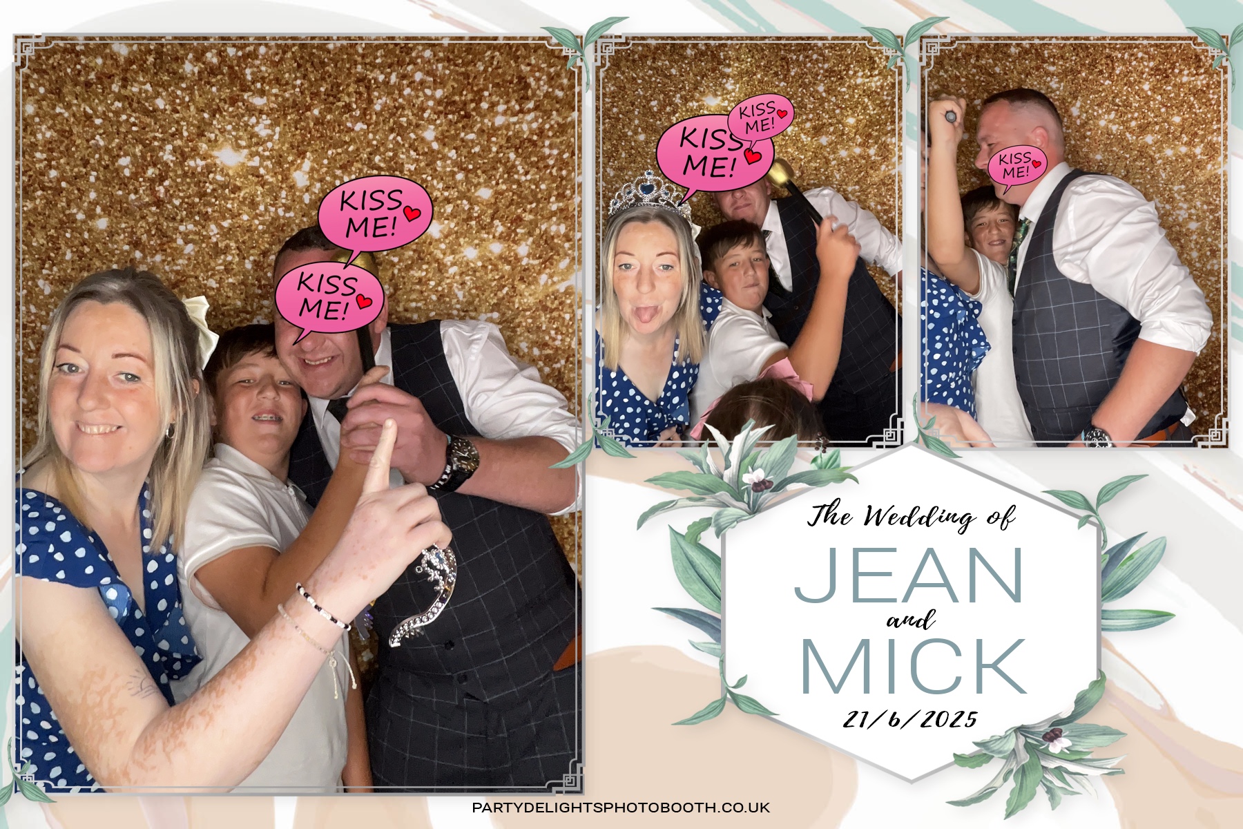 Jean and Mick’s wedding | View more photos from the event at gallery.partydelightsphotobooth.co.uk/u/PartyDelightsPhotoBooth/Jean-and-Mick’s-wedding
