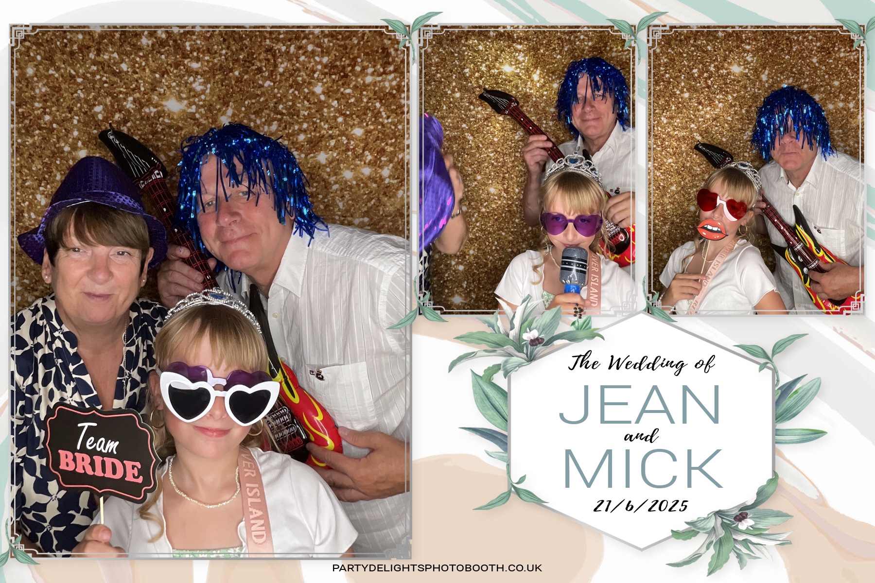 Jean and Mick’s wedding | View more photos from the event at gallery.partydelightsphotobooth.co.uk/u/PartyDelightsPhotoBooth/Jean-and-Mick’s-wedding