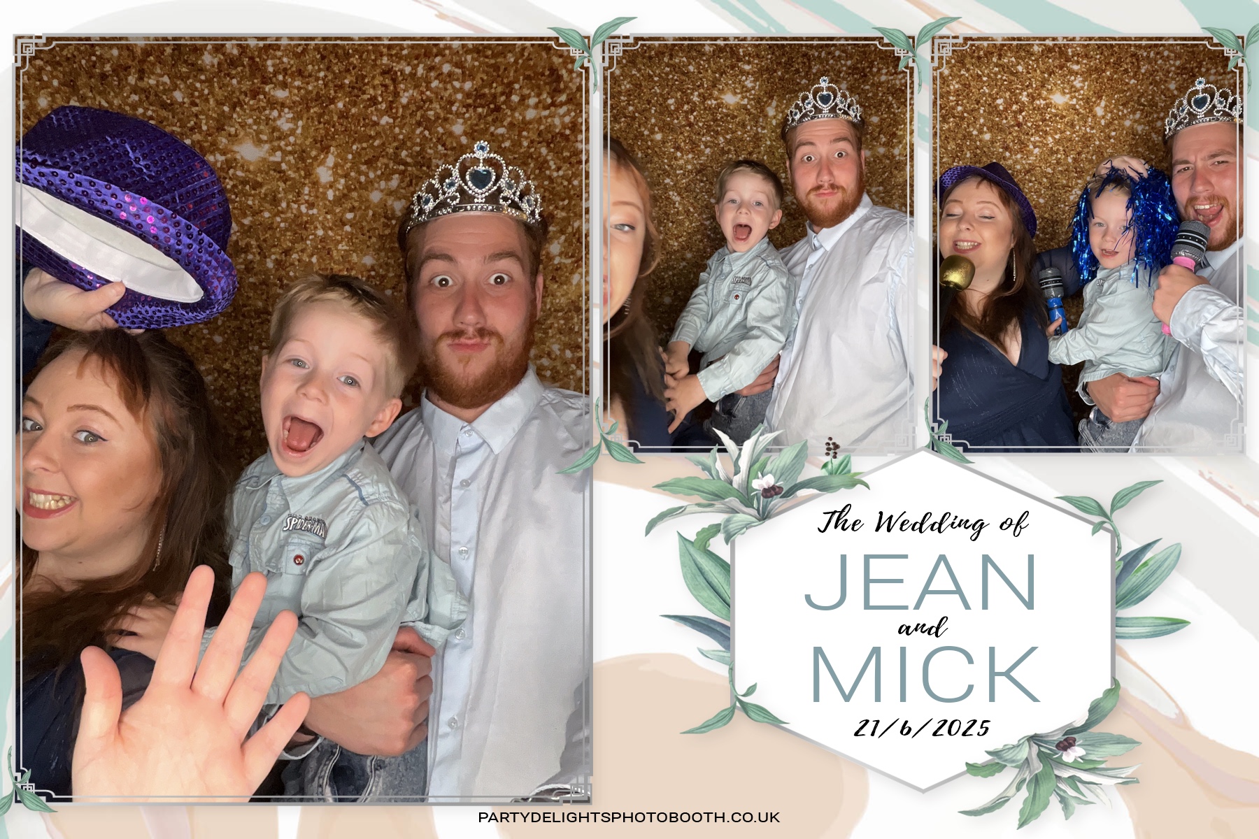 Jean and Mick’s wedding | View more photos from the event at gallery.partydelightsphotobooth.co.uk/u/PartyDelightsPhotoBooth/Jean-and-Mick’s-wedding