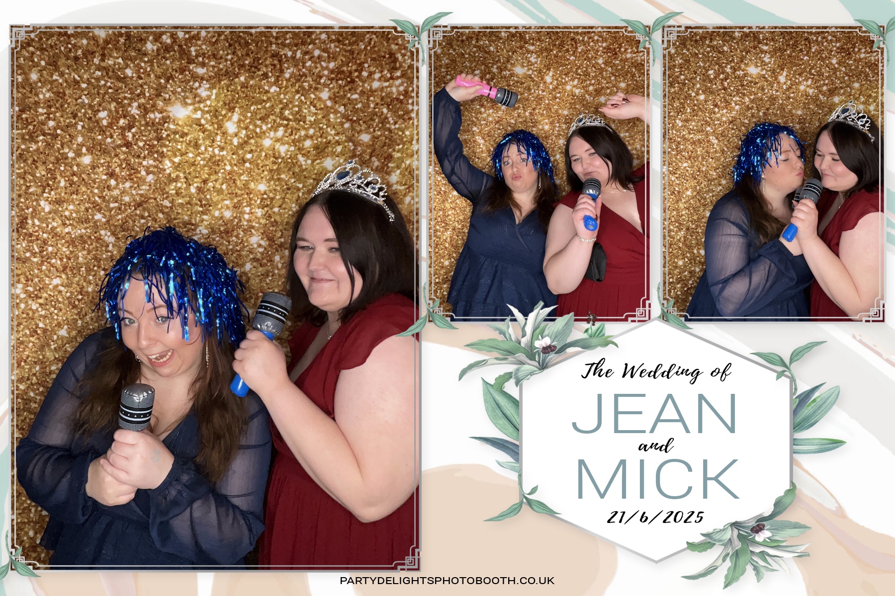 Jean and Mick’s wedding | View more photos from the event at gallery.partydelightsphotobooth.co.uk/u/PartyDelightsPhotoBooth/Jean-and-Mick’s-wedding