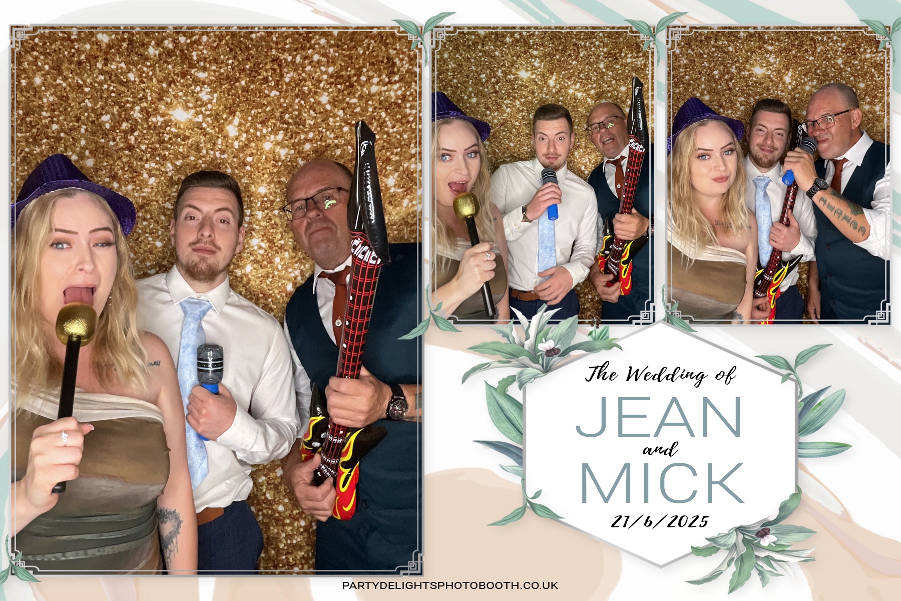 Jean and Mick’s wedding | View more photos from the event at gallery.partydelightsphotobooth.co.uk/u/PartyDelightsPhotoBooth/Jean-and-Mick’s-wedding