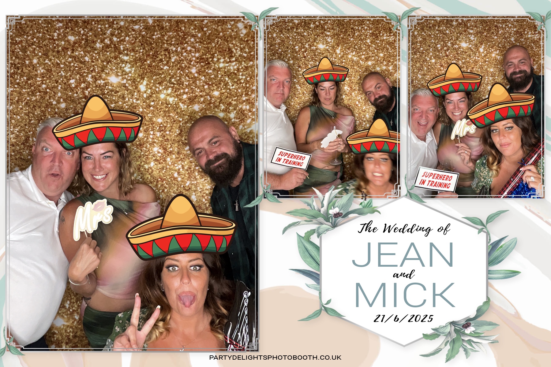 Jean and Mick’s wedding | View more photos from the event at gallery.partydelightsphotobooth.co.uk/u/PartyDelightsPhotoBooth/Jean-and-Mick’s-wedding