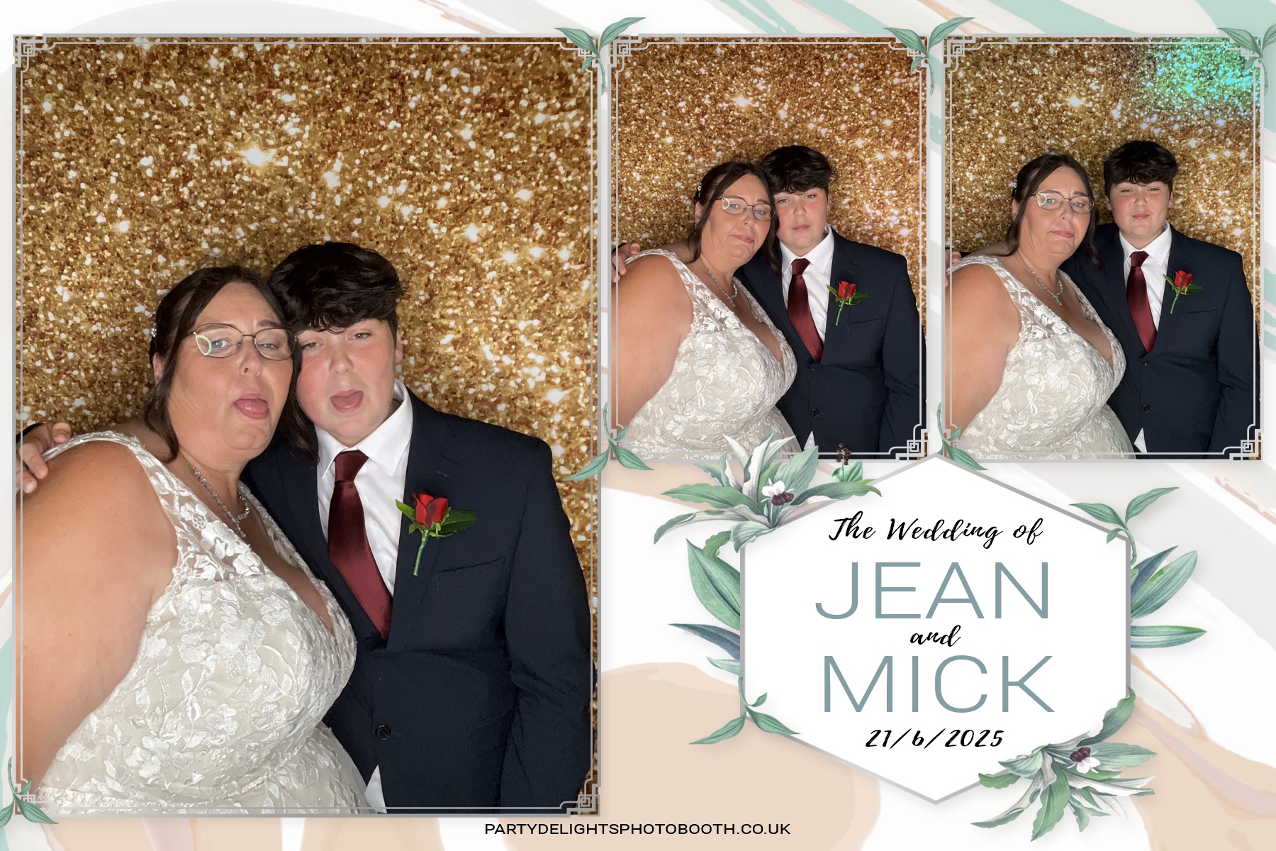 Jean and Mick’s wedding | View more photos from the event at gallery.partydelightsphotobooth.co.uk/u/PartyDelightsPhotoBooth/Jean-and-Mick’s-wedding