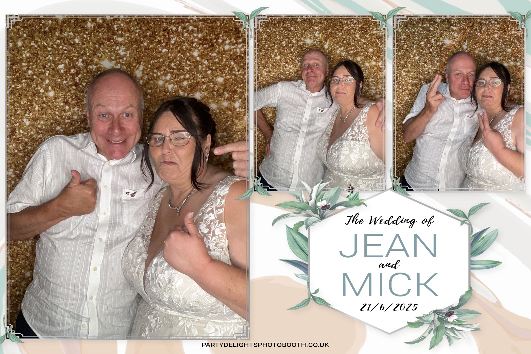 Jean and Mick’s wedding | View more photos from the event at gallery.partydelightsphotobooth.co.uk/u/PartyDelightsPhotoBooth/Jean-and-Mick’s-wedding