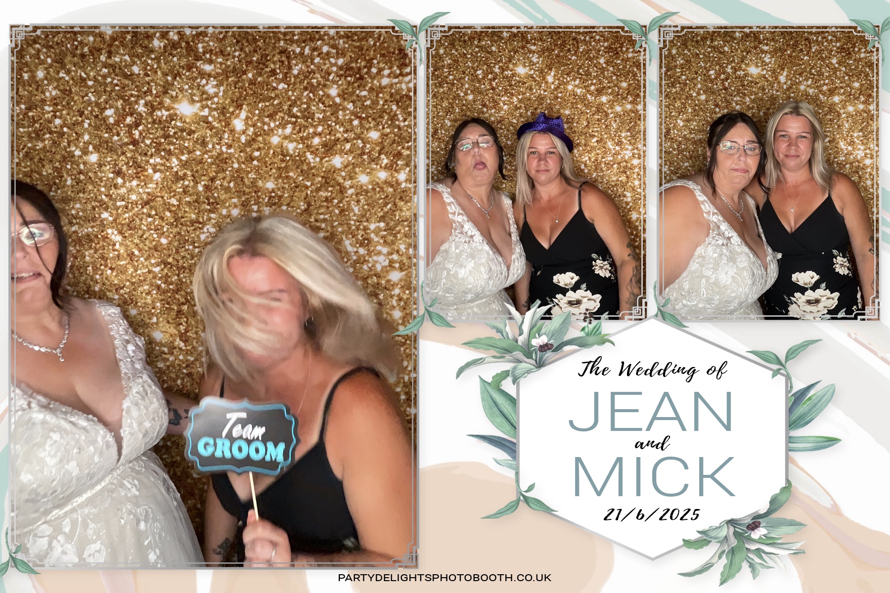 Jean and Mick’s wedding | View more photos from the event at gallery.partydelightsphotobooth.co.uk/u/PartyDelightsPhotoBooth/Jean-and-Mick’s-wedding