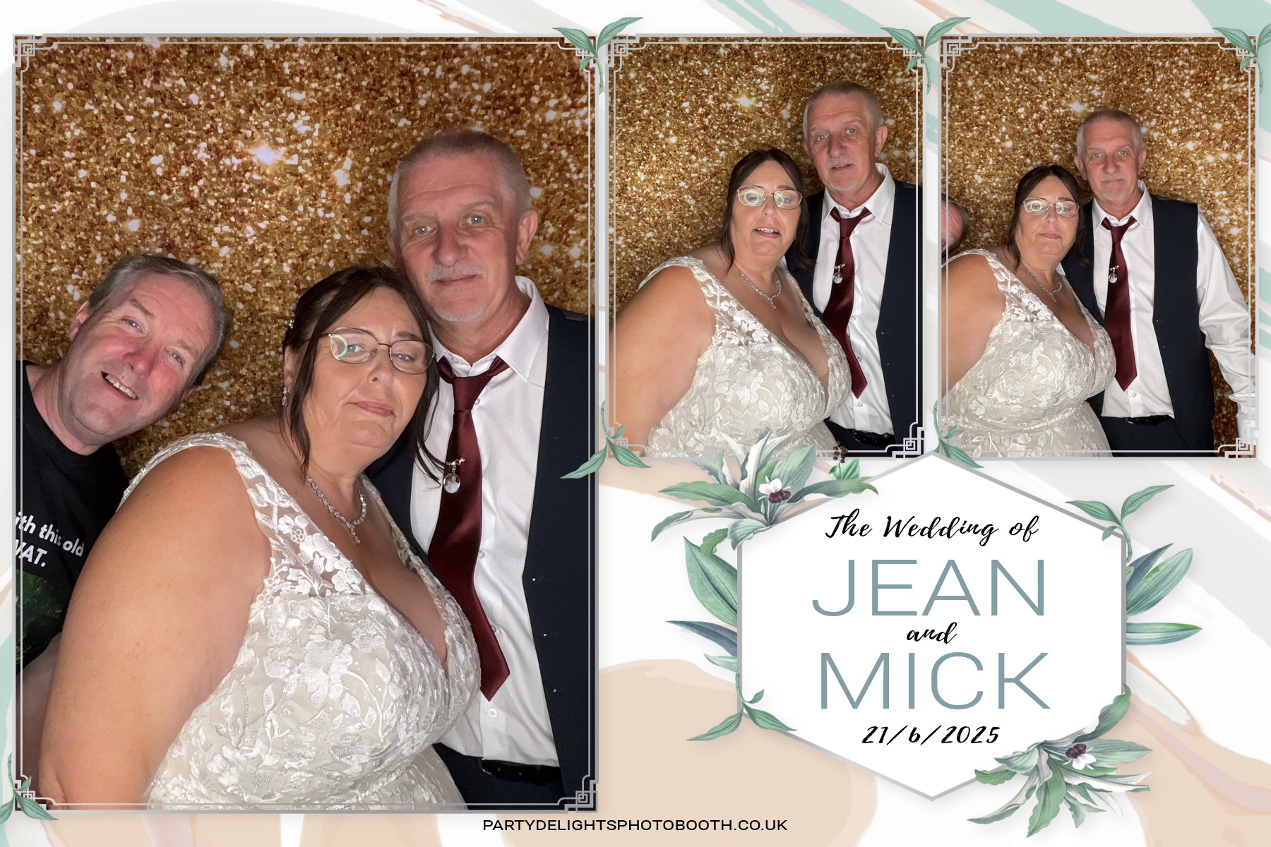 Jean and Mick’s wedding | View more photos from the event at gallery.partydelightsphotobooth.co.uk/u/PartyDelightsPhotoBooth/Jean-and-Mick’s-wedding