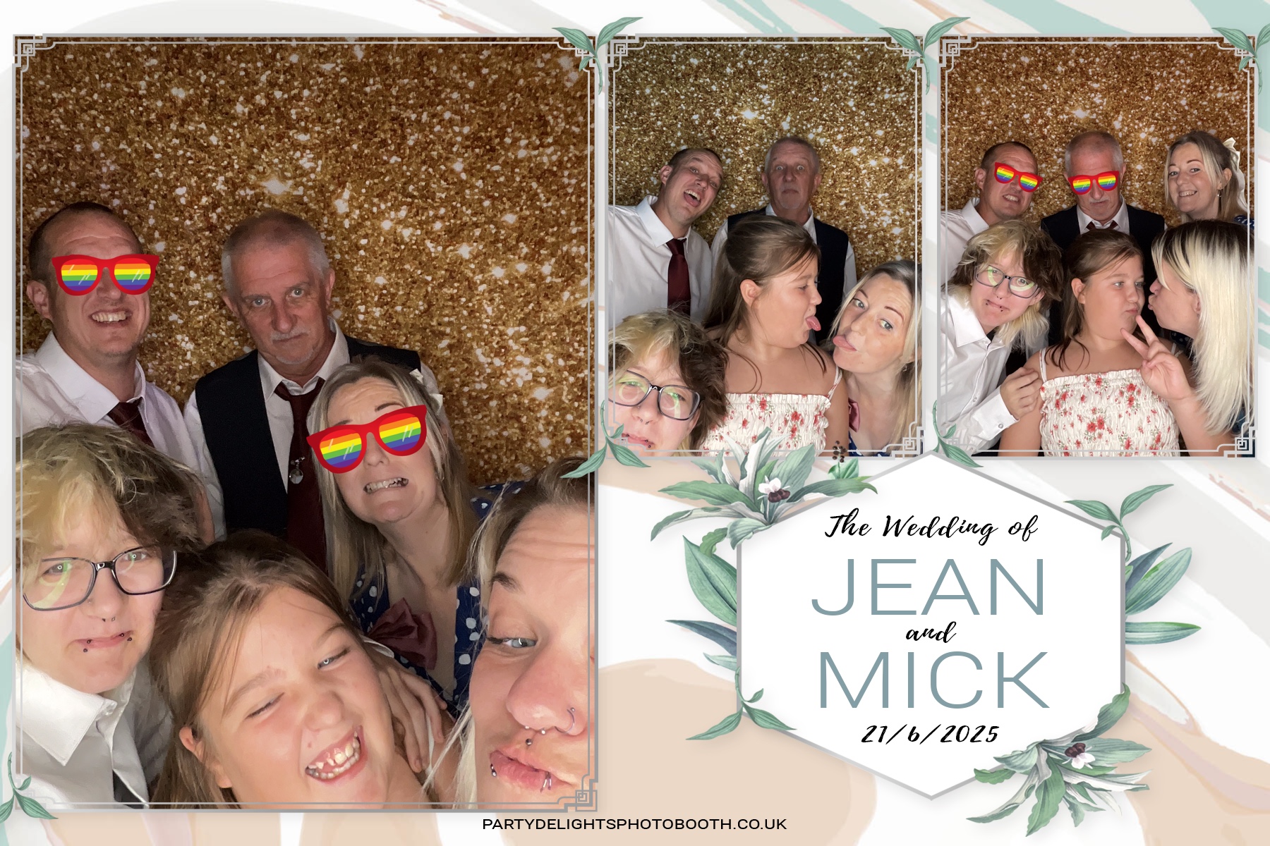 Jean and Mick’s wedding | View more photos from the event at gallery.partydelightsphotobooth.co.uk/u/PartyDelightsPhotoBooth/Jean-and-Mick’s-wedding