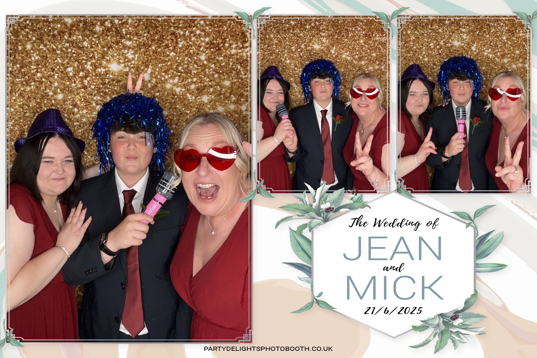 Jean and Mick’s wedding | View more photos from the event at gallery.partydelightsphotobooth.co.uk/u/PartyDelightsPhotoBooth/Jean-and-Mick’s-wedding