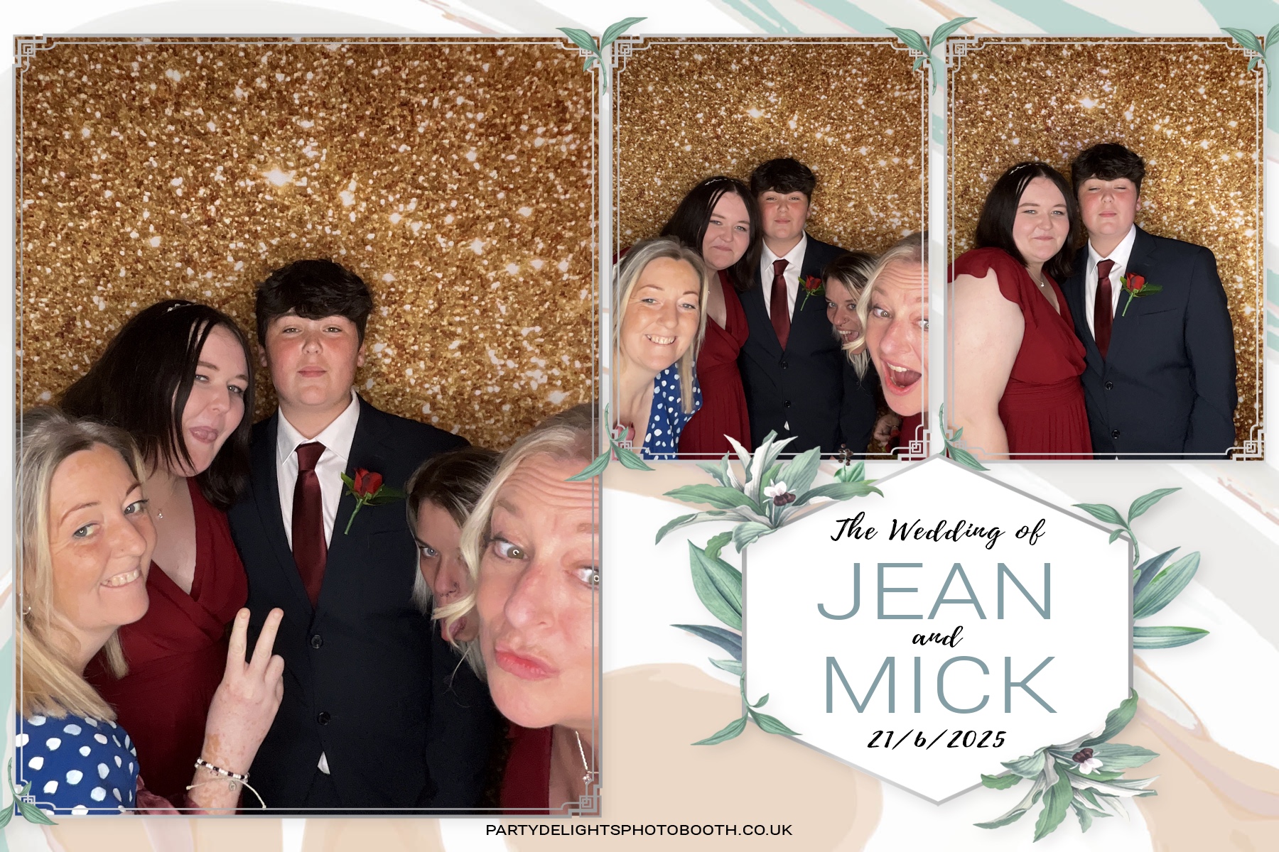 Jean and Mick’s wedding | View more photos from the event at gallery.partydelightsphotobooth.co.uk/u/PartyDelightsPhotoBooth/Jean-and-Mick’s-wedding