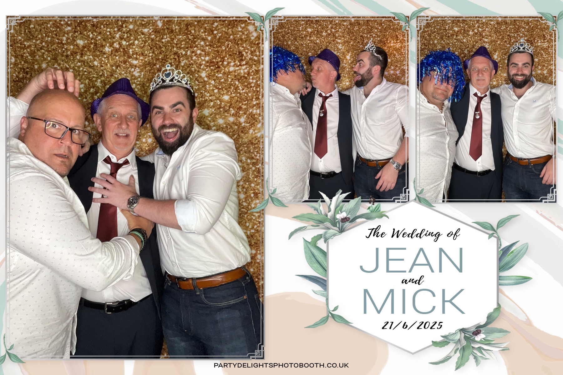 Jean and Mick’s wedding | View more photos from the event at gallery.partydelightsphotobooth.co.uk/u/PartyDelightsPhotoBooth/Jean-and-Mick’s-wedding