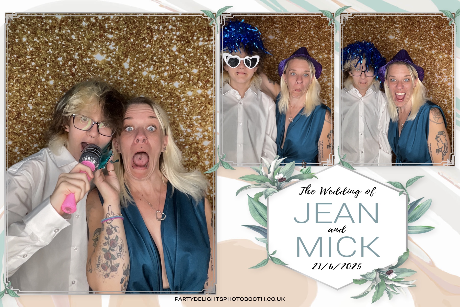 Jean and Mick’s wedding | View more photos from the event at gallery.partydelightsphotobooth.co.uk/u/PartyDelightsPhotoBooth/Jean-and-Mick’s-wedding