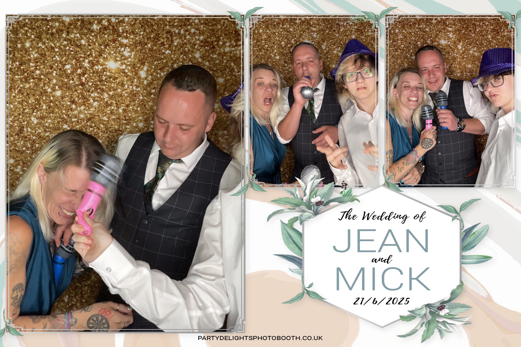 Jean and Mick’s wedding | View more photos from the event at gallery.partydelightsphotobooth.co.uk/u/PartyDelightsPhotoBooth/Jean-and-Mick’s-wedding