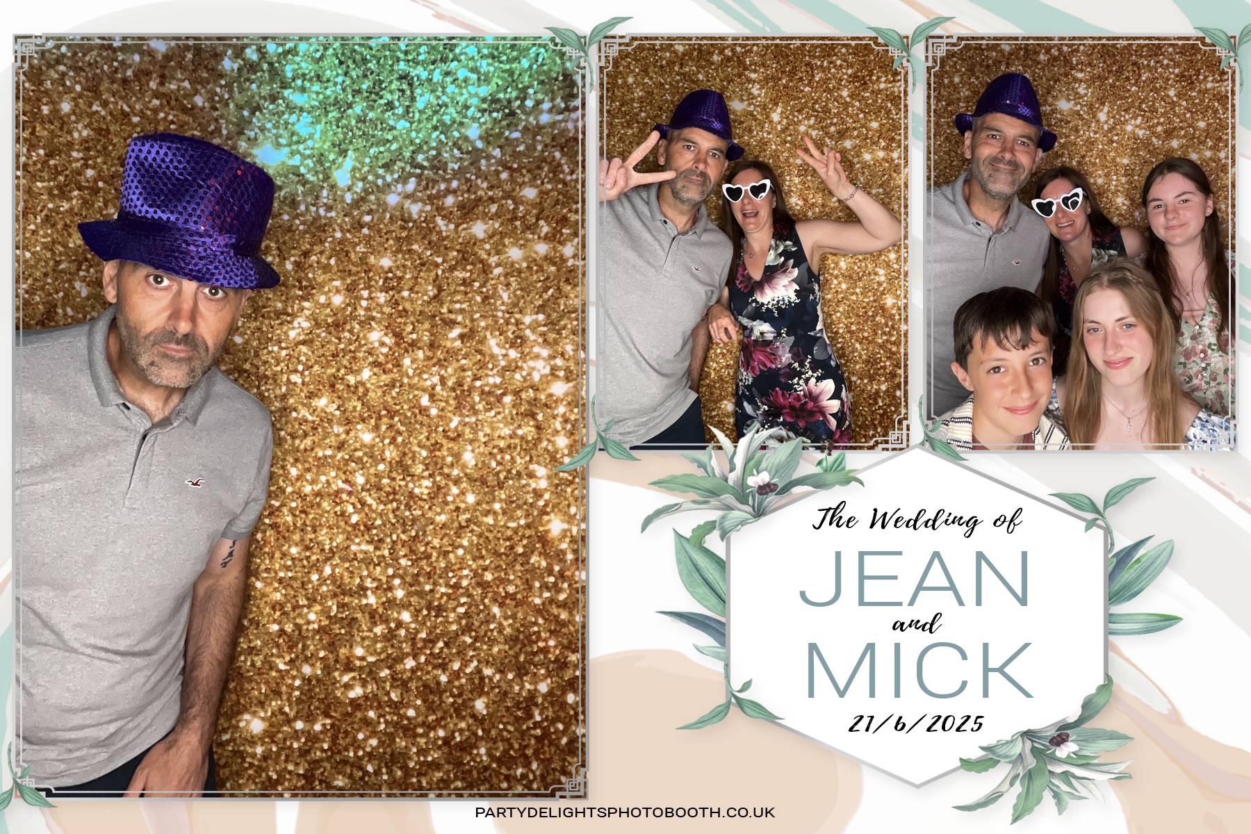 Jean and Mick’s wedding | View more photos from the event at gallery.partydelightsphotobooth.co.uk/u/PartyDelightsPhotoBooth/Jean-and-Mick’s-wedding