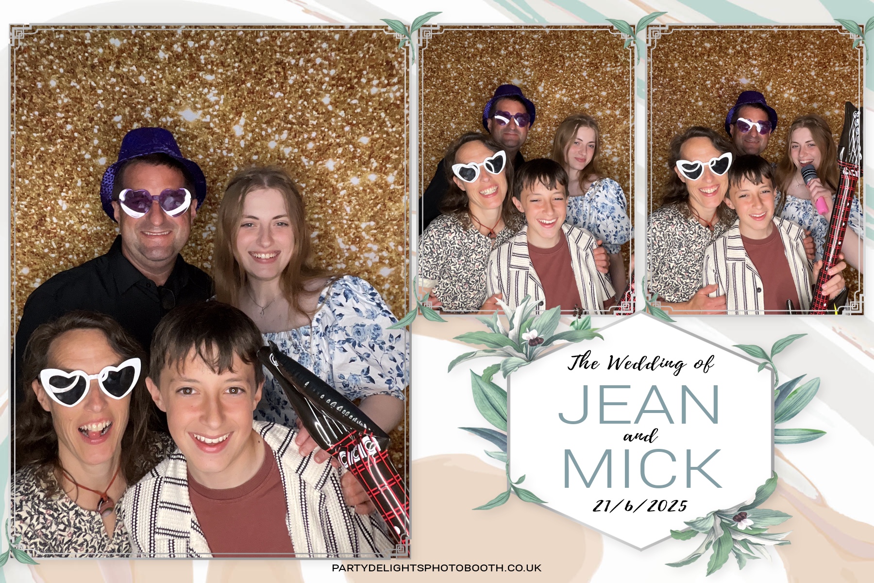 Jean and Mick’s wedding | View more photos from the event at gallery.partydelightsphotobooth.co.uk/u/PartyDelightsPhotoBooth/Jean-and-Mick’s-wedding