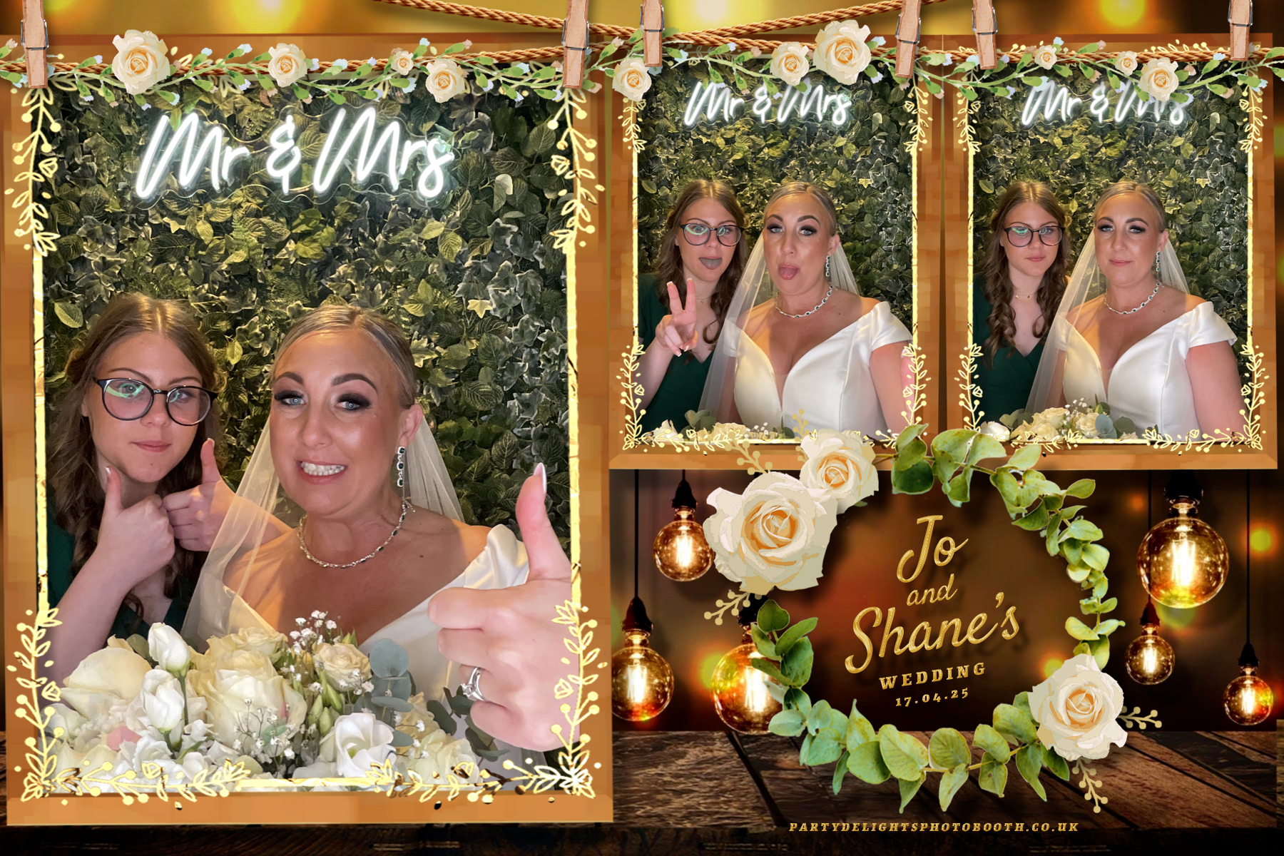 Joanne and Shane’s Wedding | View more photos from the event at gallery.partydelightsphotobooth.co.uk/u/PartyDelightsPhotoBooth/Joanne-and-Shane’s-Wedding