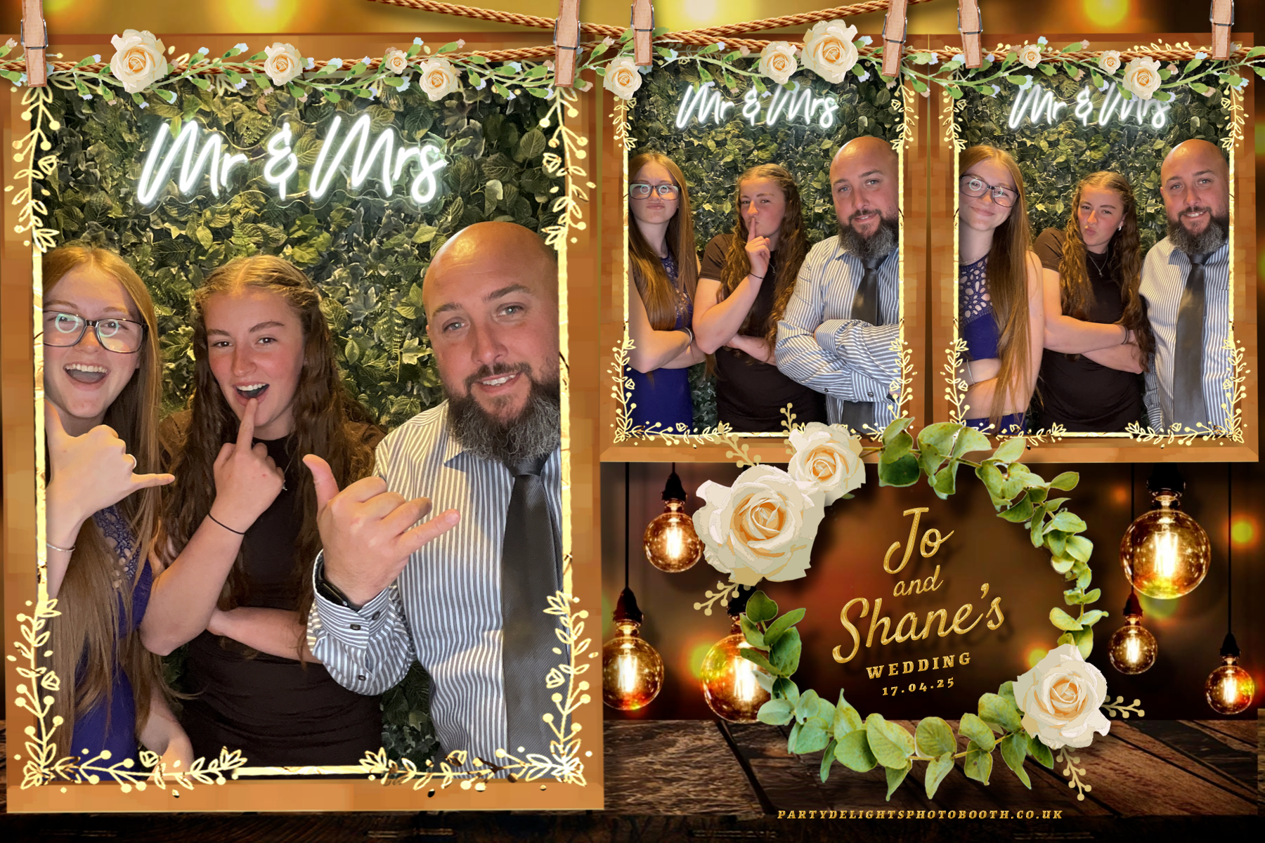 Joanne and Shane’s Wedding | View more photos from the event at gallery.partydelightsphotobooth.co.uk/u/PartyDelightsPhotoBooth/Joanne-and-Shane’s-Wedding