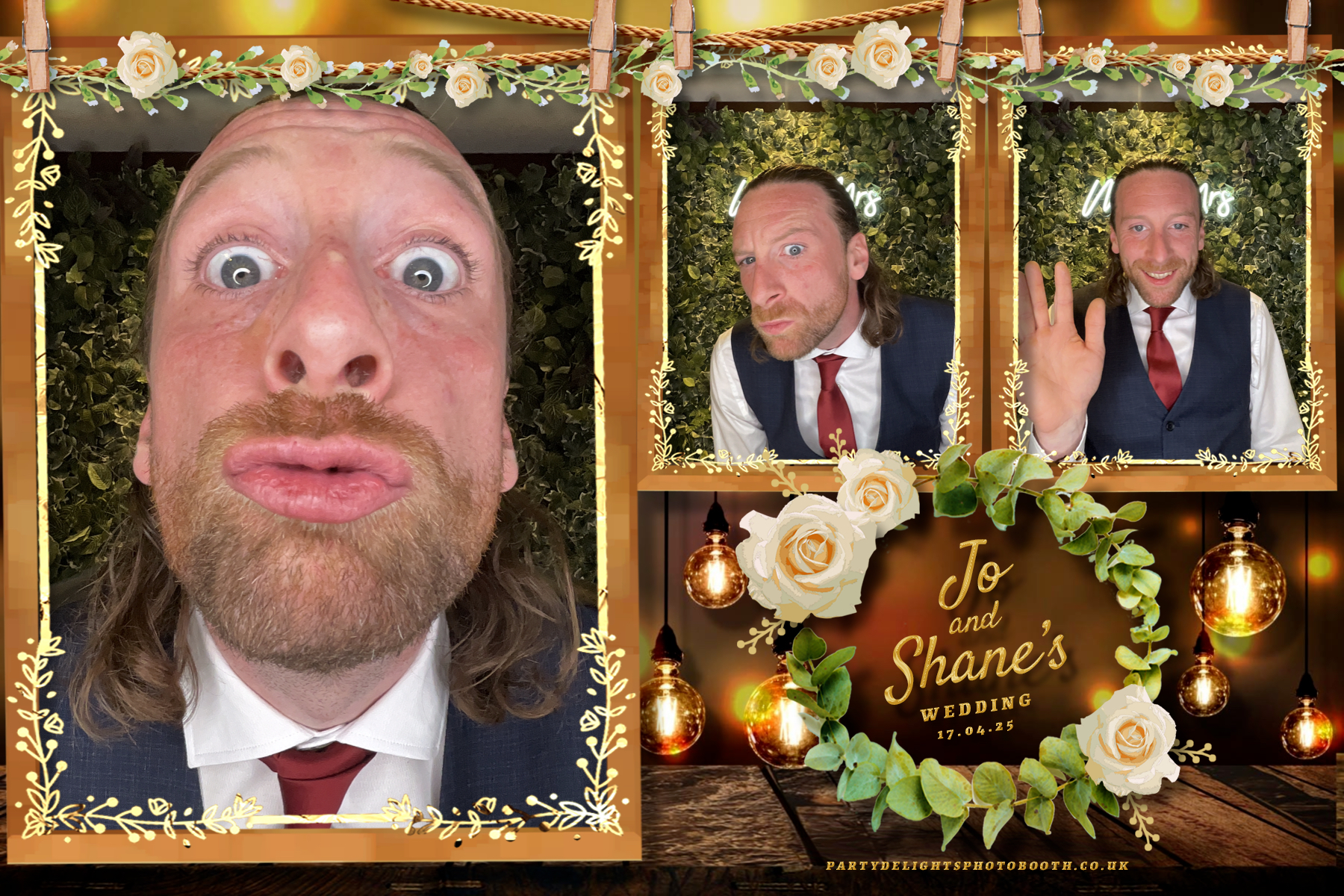 Joanne and Shane’s Wedding | View more photos from the event at gallery.partydelightsphotobooth.co.uk/u/PartyDelightsPhotoBooth/Joanne-and-Shane’s-Wedding