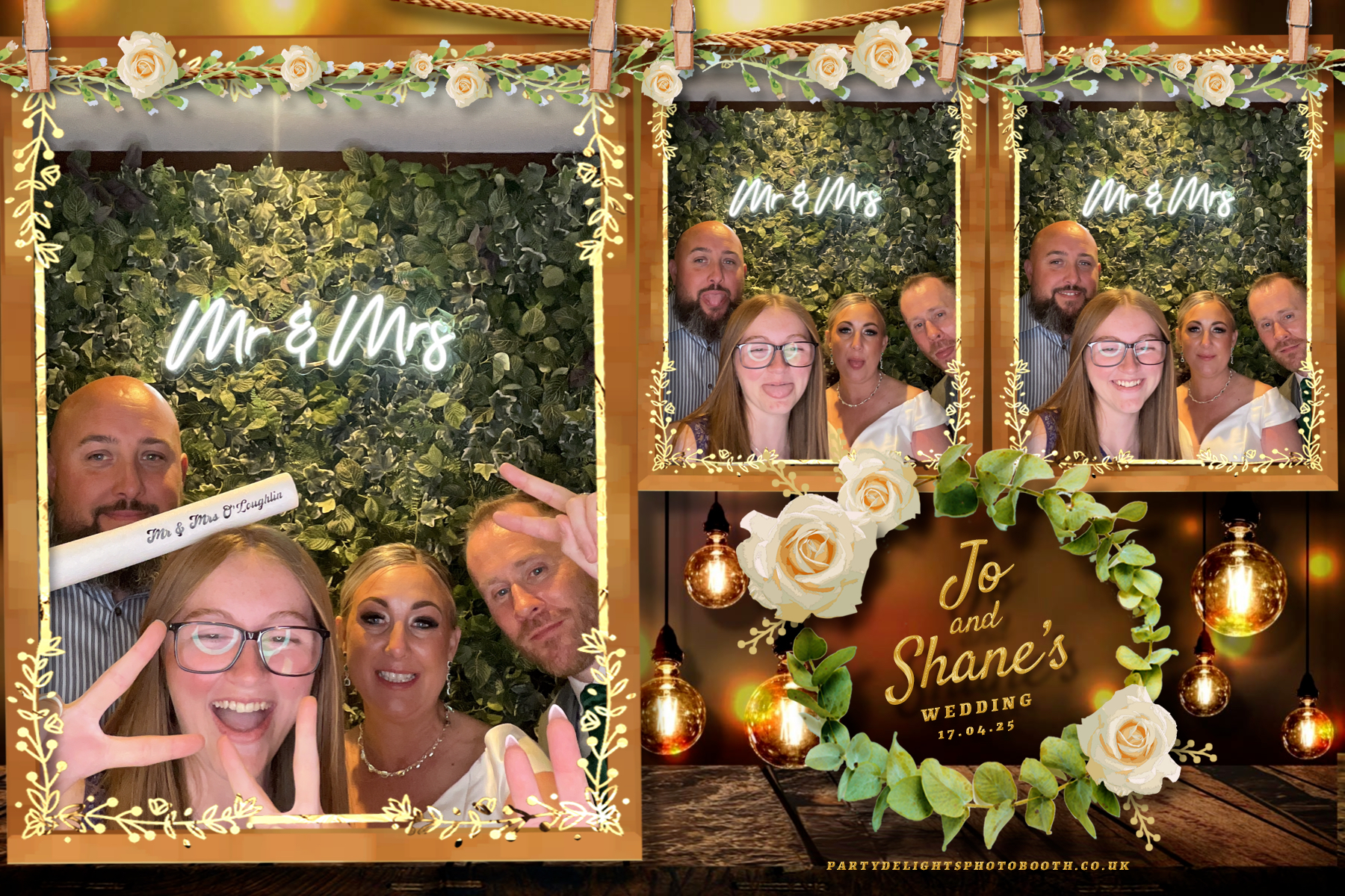Joanne and Shane’s Wedding | View more photos from the event at gallery.partydelightsphotobooth.co.uk/u/PartyDelightsPhotoBooth/Joanne-and-Shane’s-Wedding