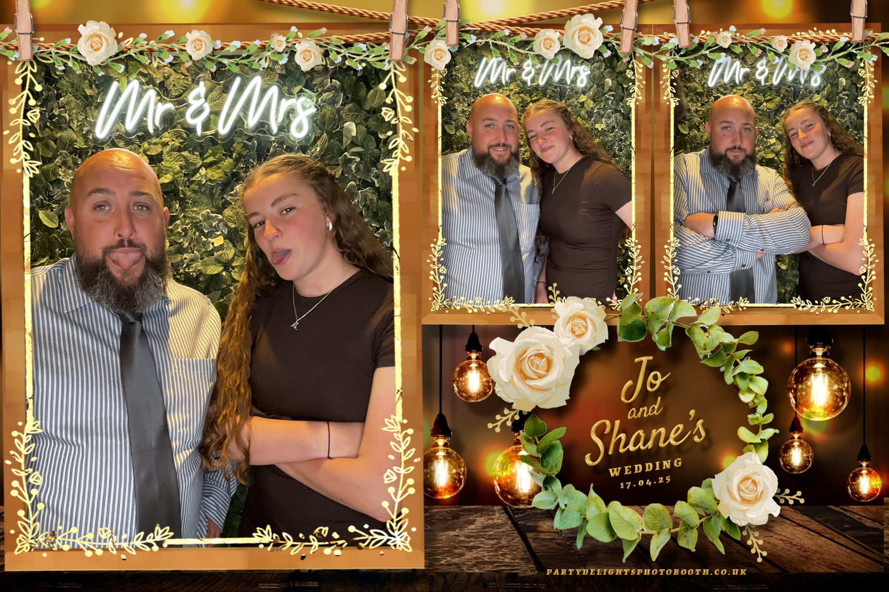 Joanne and Shane’s Wedding | View more photos from the event at gallery.partydelightsphotobooth.co.uk/u/PartyDelightsPhotoBooth/Joanne-and-Shane’s-Wedding