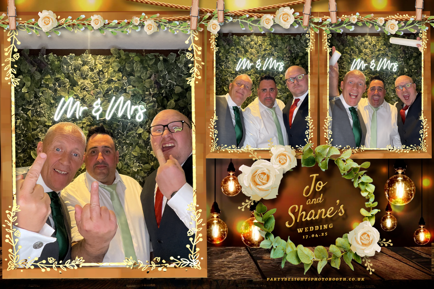 Joanne and Shane’s Wedding | View more photos from the event at gallery.partydelightsphotobooth.co.uk/u/PartyDelightsPhotoBooth/Joanne-and-Shane’s-Wedding