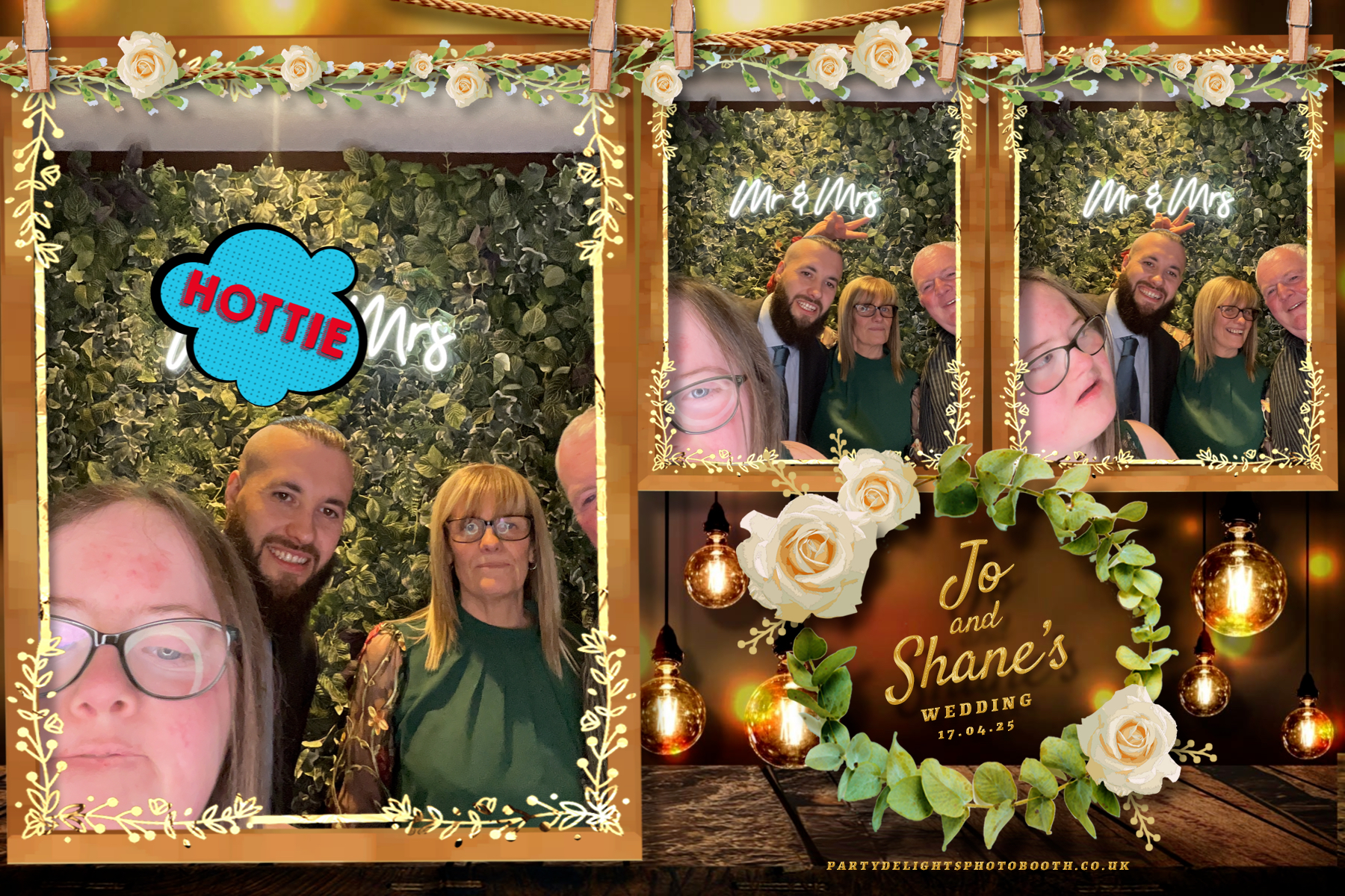 Joanne and Shane’s Wedding | View more photos from the event at gallery.partydelightsphotobooth.co.uk/u/PartyDelightsPhotoBooth/Joanne-and-Shane’s-Wedding