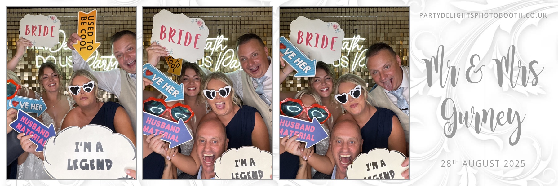 Johnie and Danielle’s wedding | View more photos from the event at gallery.partydelightsphotobooth.co.uk/u/PartyDelightsPhotoBooth/Johnie-and-Danielle’s-wedding