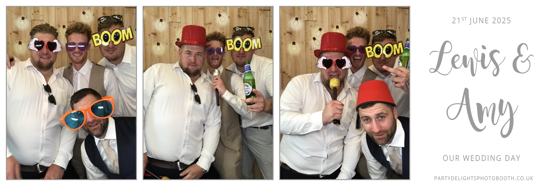 Lewis and Amy's Wedding | View more photos from the event at gallery.partydelightsphotobooth.co.uk/u/PartyDelightsPhotoBooth/Lewis-and-Amys-Wedding