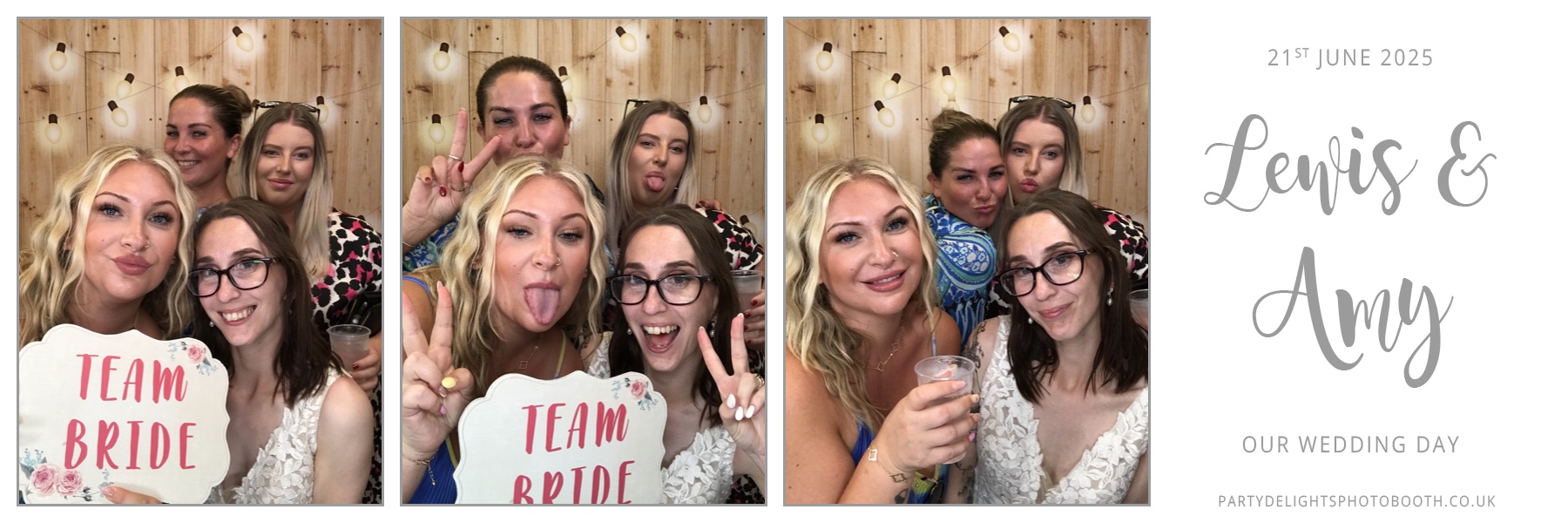 Lewis and Amy's Wedding | View more photos from the event at gallery.partydelightsphotobooth.co.uk/u/PartyDelightsPhotoBooth/Lewis-and-Amys-Wedding