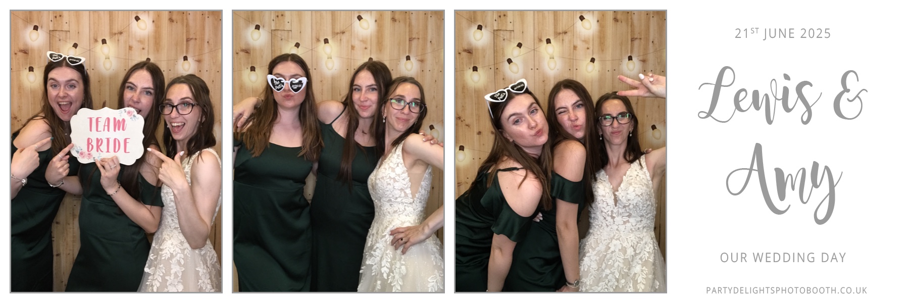 Lewis and Amy's Wedding | View more photos from the event at gallery.partydelightsphotobooth.co.uk/u/PartyDelightsPhotoBooth/Lewis-and-Amys-Wedding