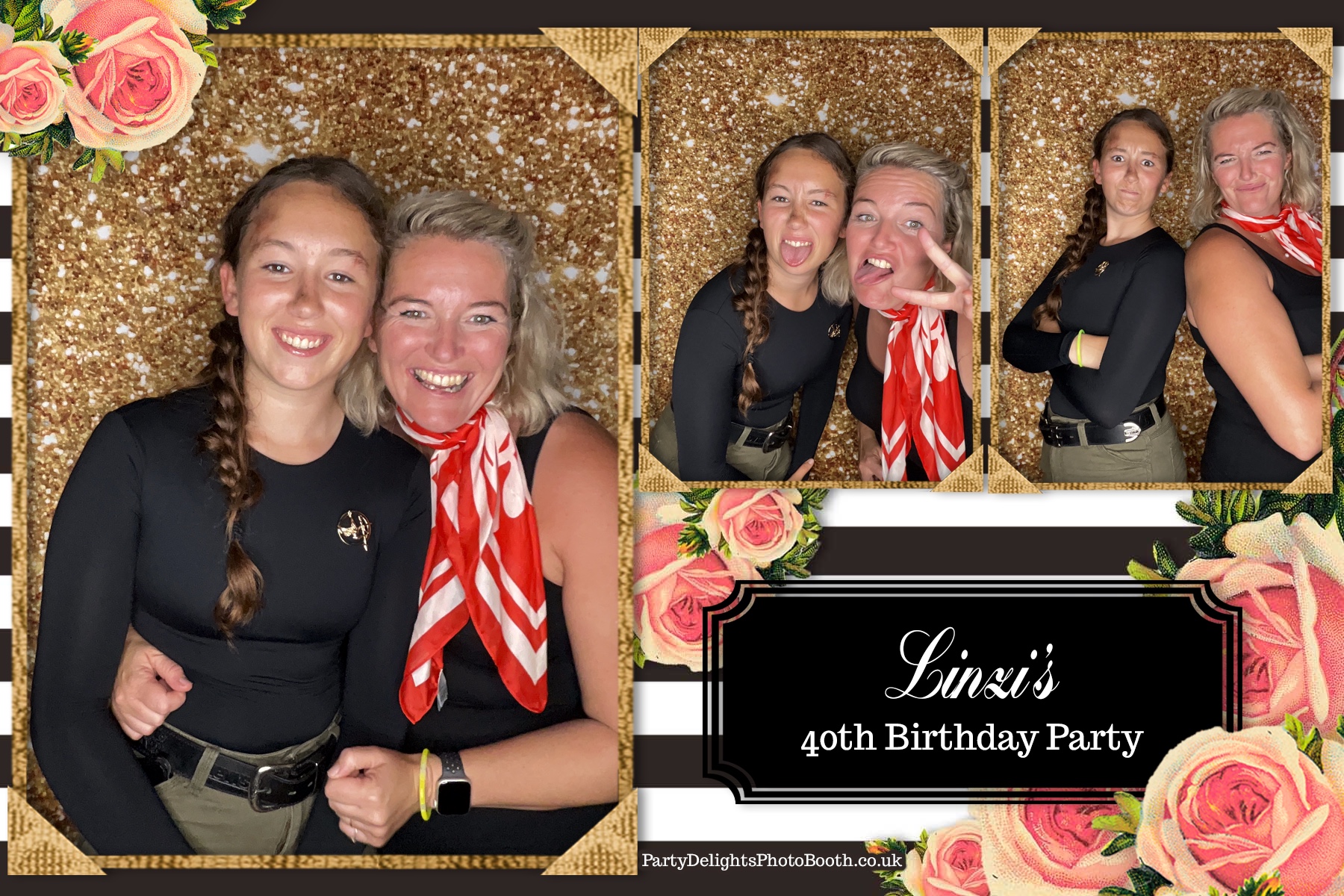 Linzis 40th birthday | View more photos from the event at gallery.partydelightsphotobooth.co.uk/u/PartyDelightsPhotoBooth/Linzis-40th-birthday