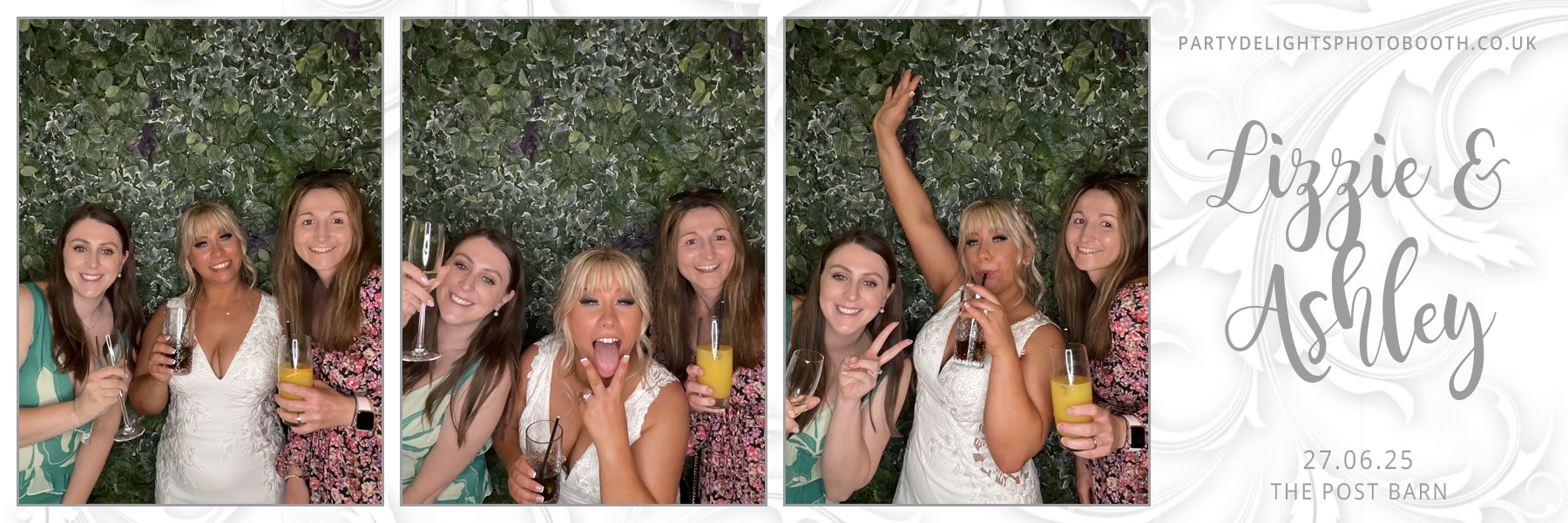 Lizzie and Ashley's Wedding | View more photos from the event at gallery.partydelightsphotobooth.co.uk/u/PartyDelightsPhotoBooth/Lizzie-and-Ashleys-Wedding
