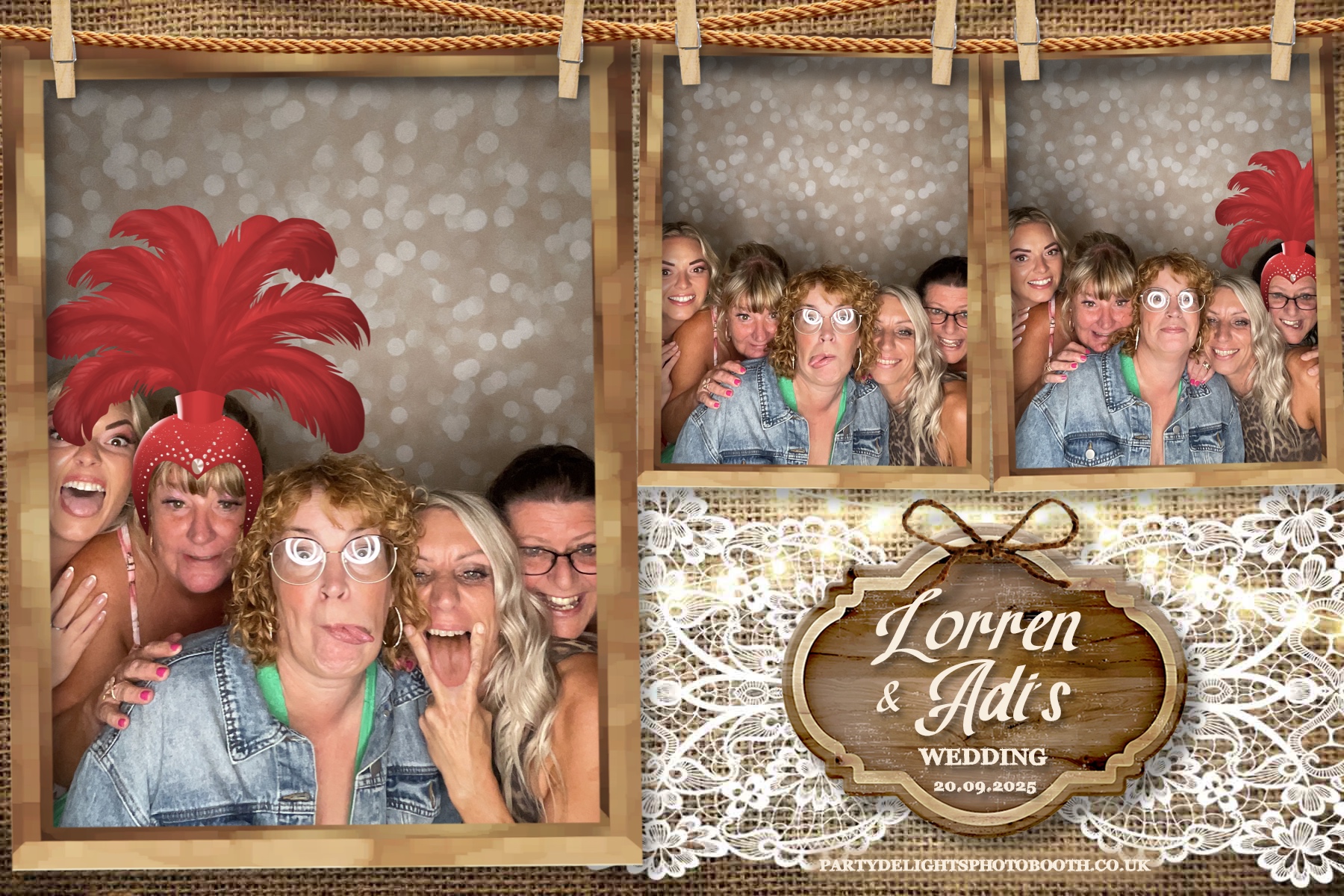 Lorren & Adi’s wedding | View more photos from the event at gallery.partydelightsphotobooth.co.uk/u/PartyDelightsPhotoBooth/Lorren-Adi’s-wedding