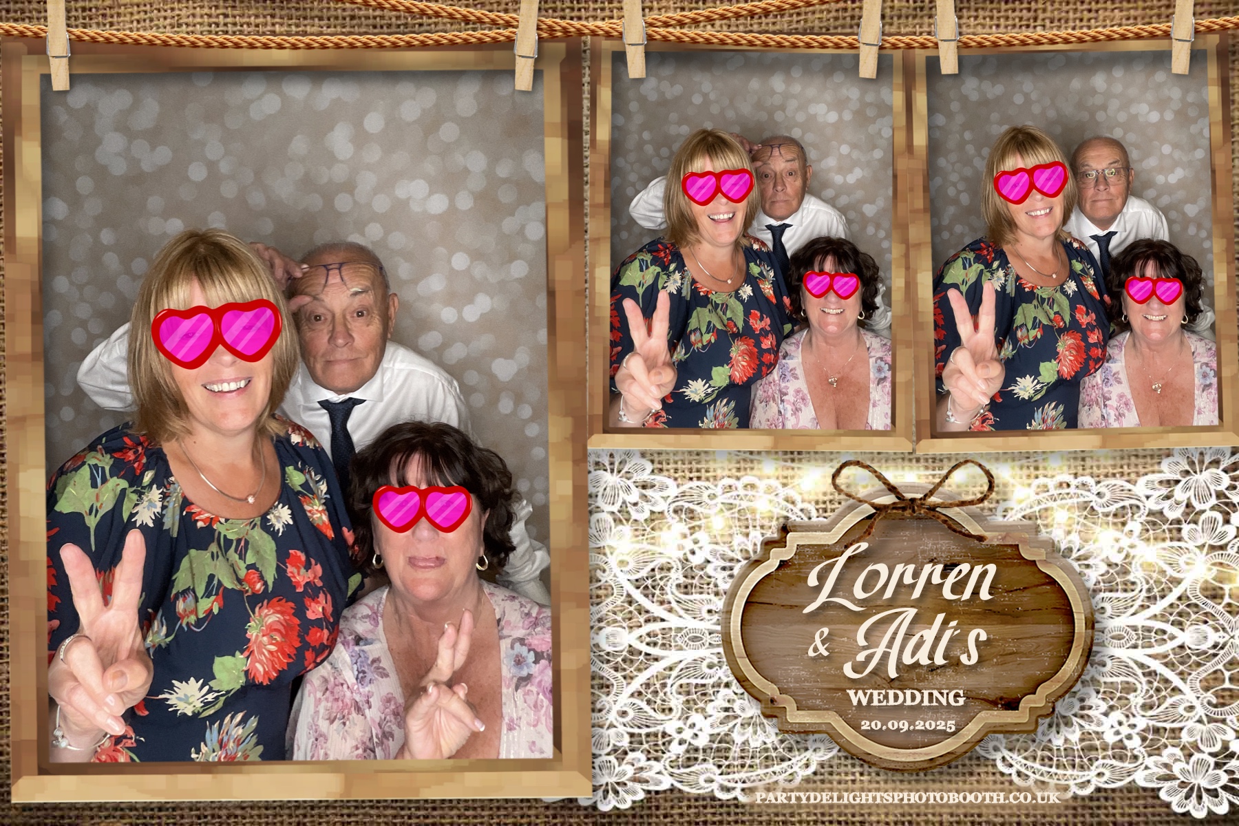 Lorren & Adi’s wedding | View more photos from the event at gallery.partydelightsphotobooth.co.uk/u/PartyDelightsPhotoBooth/Lorren-Adi’s-wedding