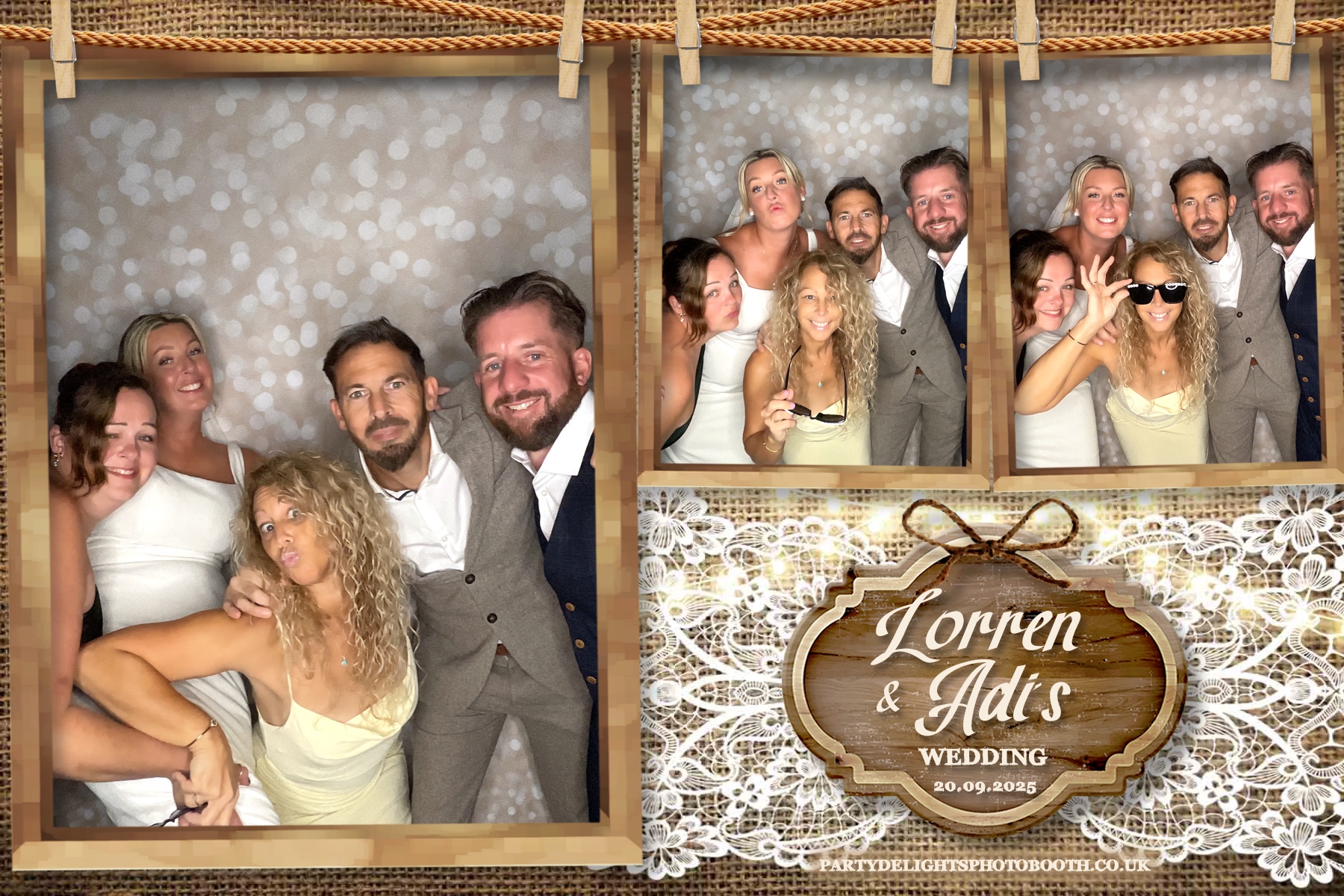 Lorren & Adi’s wedding | View more photos from the event at gallery.partydelightsphotobooth.co.uk/u/PartyDelightsPhotoBooth/Lorren-Adi’s-wedding