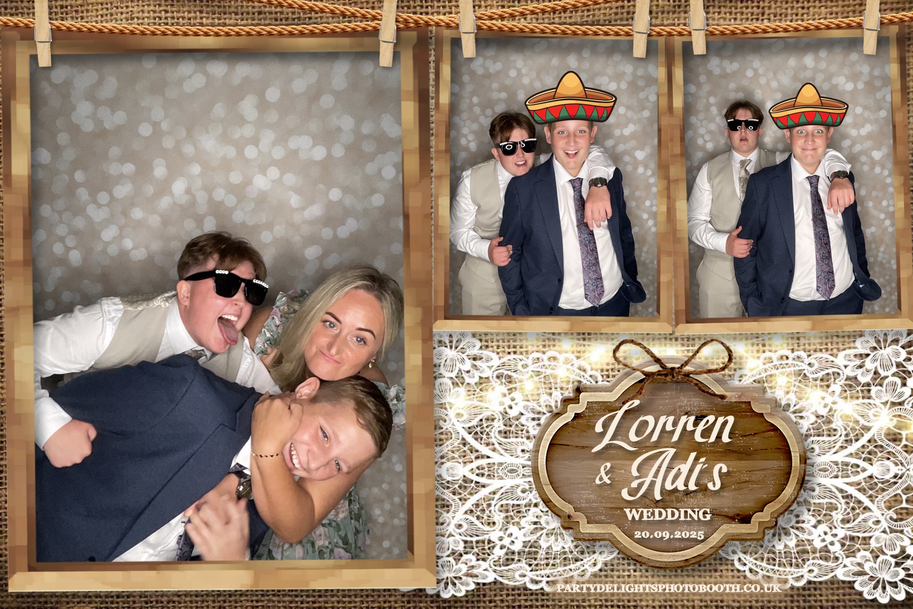 Lorren & Adi’s wedding | View more photos from the event at gallery.partydelightsphotobooth.co.uk/u/PartyDelightsPhotoBooth/Lorren-Adi’s-wedding