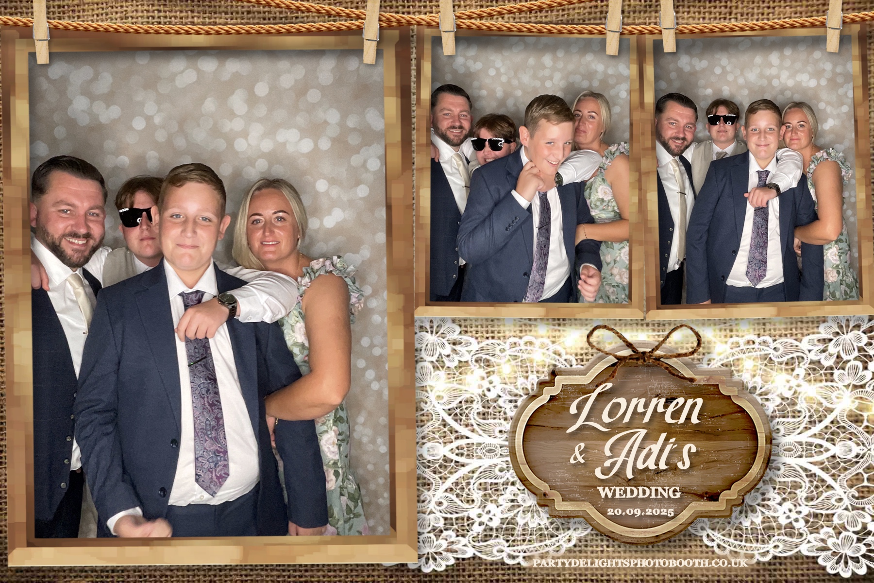 Lorren & Adi’s wedding | View more photos from the event at gallery.partydelightsphotobooth.co.uk/u/PartyDelightsPhotoBooth/Lorren-Adi’s-wedding
