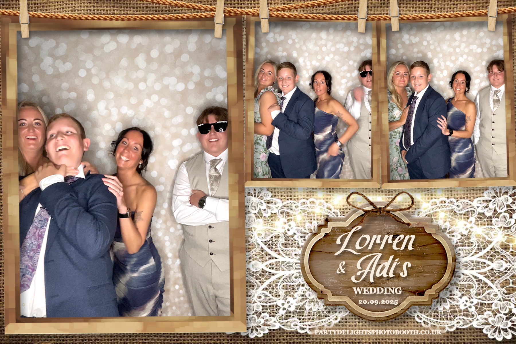 Lorren & Adi’s wedding | View more photos from the event at gallery.partydelightsphotobooth.co.uk/u/PartyDelightsPhotoBooth/Lorren-Adi’s-wedding