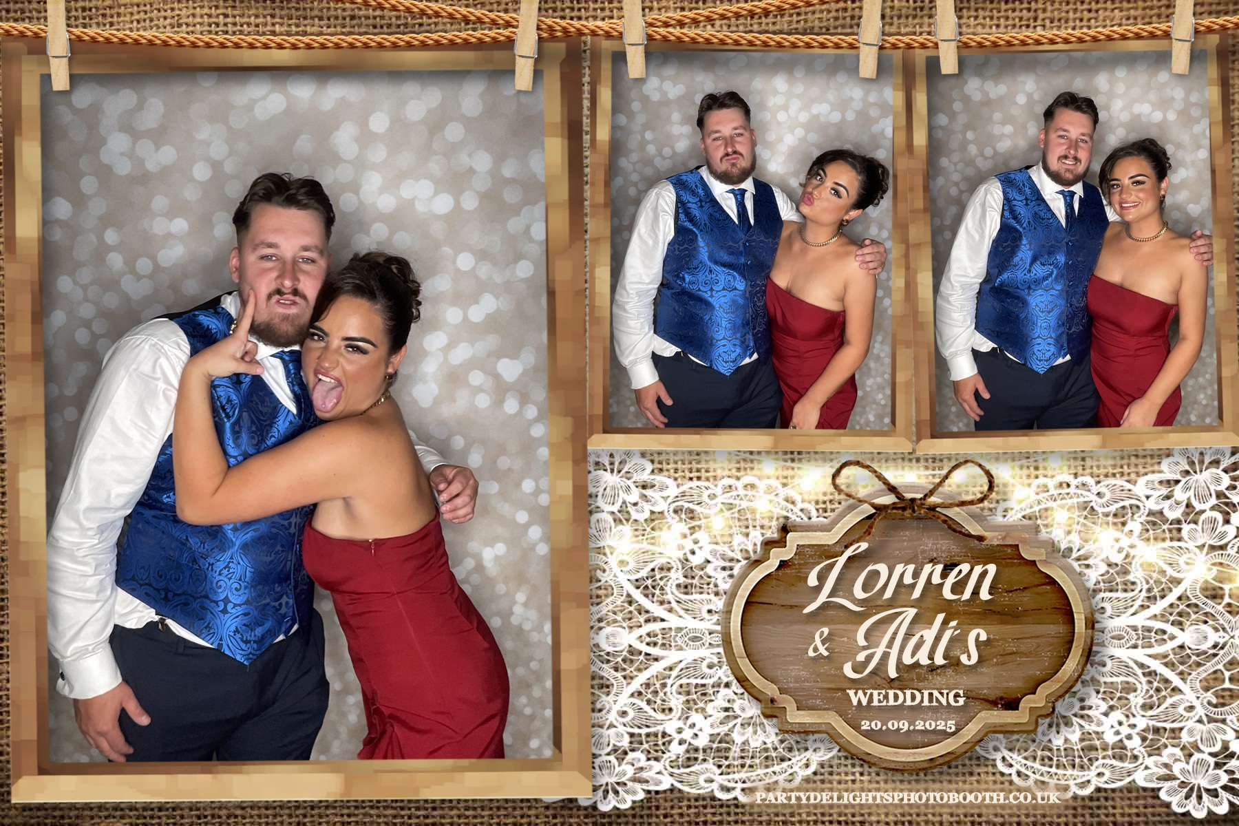 Lorren & Adi’s wedding | View more photos from the event at gallery.partydelightsphotobooth.co.uk/u/PartyDelightsPhotoBooth/Lorren-Adi’s-wedding