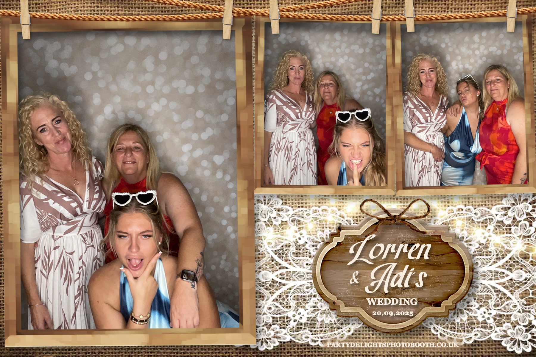 Lorren & Adi’s wedding | View more photos from the event at gallery.partydelightsphotobooth.co.uk/u/PartyDelightsPhotoBooth/Lorren-Adi’s-wedding