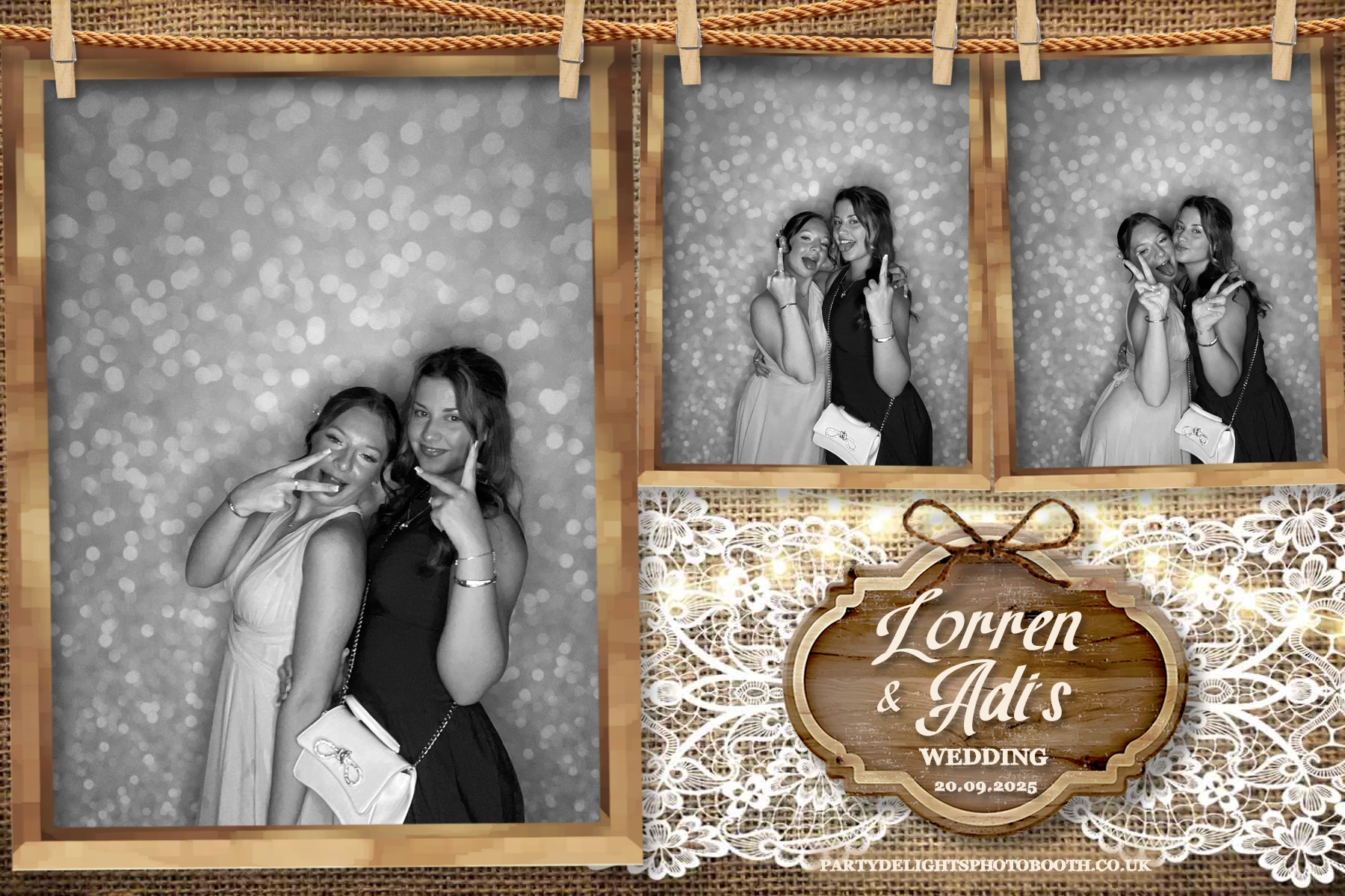 Lorren & Adi’s wedding | View more photos from the event at gallery.partydelightsphotobooth.co.uk/u/PartyDelightsPhotoBooth/Lorren-Adi’s-wedding