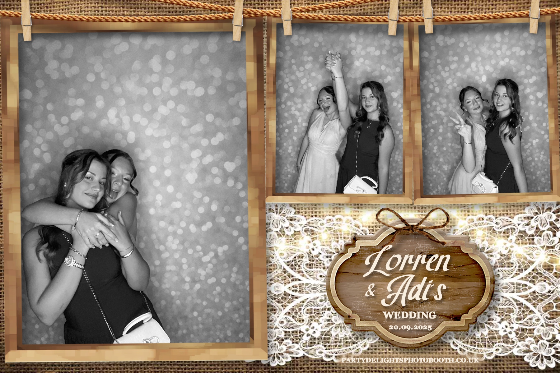 Lorren & Adi’s wedding | View more photos from the event at gallery.partydelightsphotobooth.co.uk/u/PartyDelightsPhotoBooth/Lorren-Adi’s-wedding