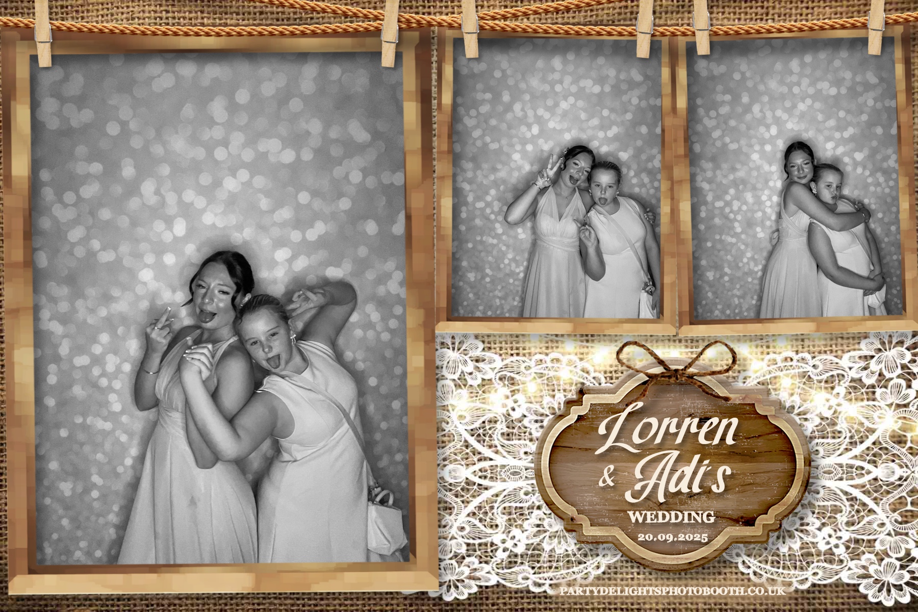 Lorren & Adi’s wedding | View more photos from the event at gallery.partydelightsphotobooth.co.uk/u/PartyDelightsPhotoBooth/Lorren-Adi’s-wedding