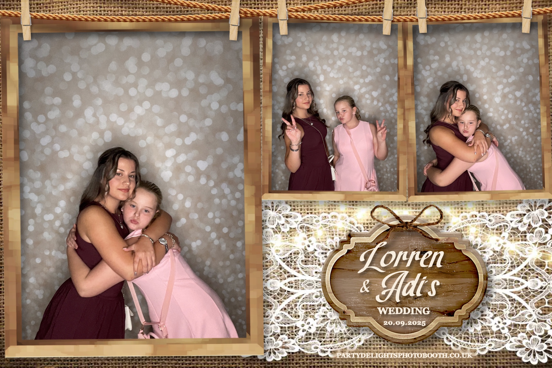 Lorren & Adi’s wedding | View more photos from the event at gallery.partydelightsphotobooth.co.uk/u/PartyDelightsPhotoBooth/Lorren-Adi’s-wedding