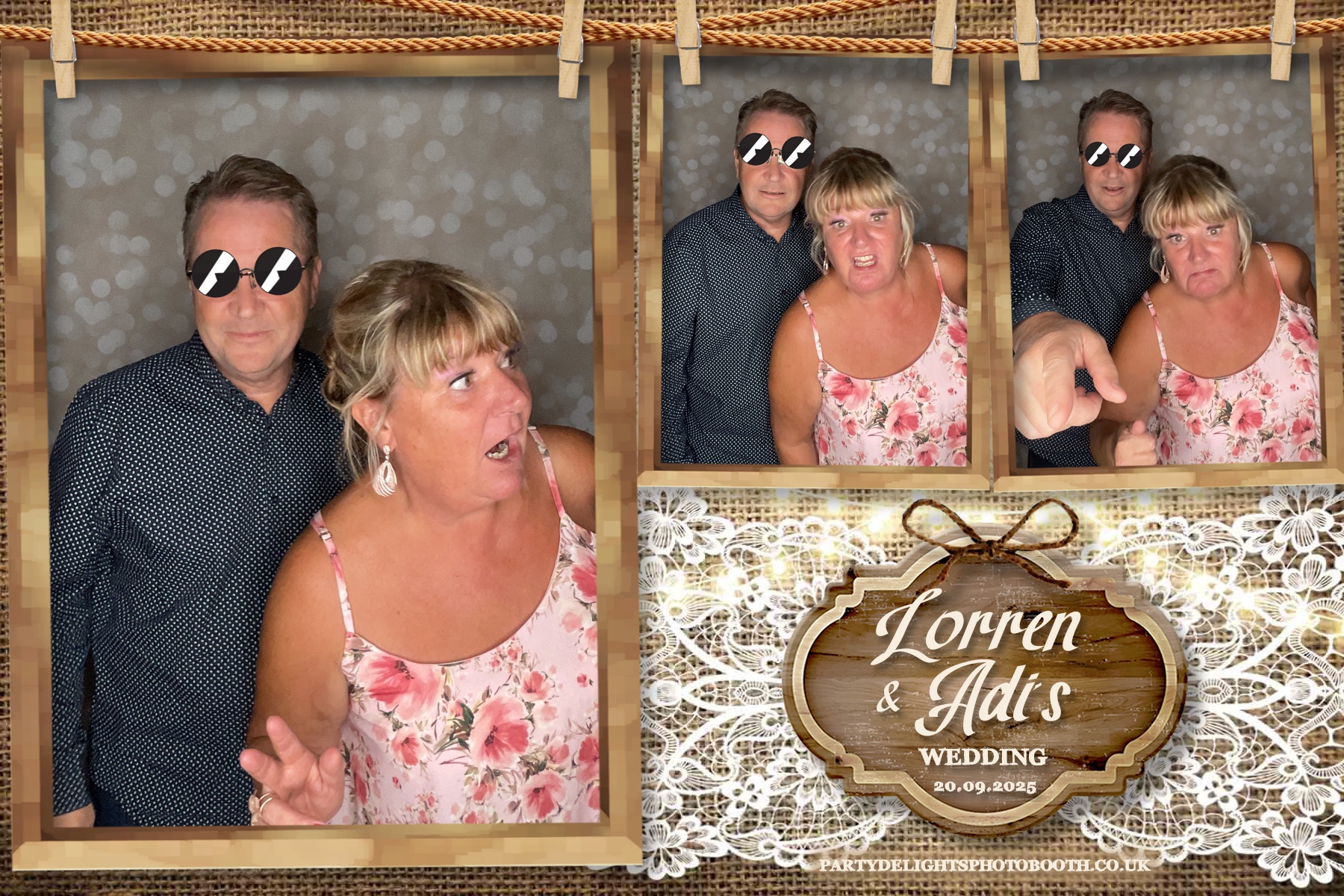Lorren & Adi’s wedding | View more photos from the event at gallery.partydelightsphotobooth.co.uk/u/PartyDelightsPhotoBooth/Lorren-Adi’s-wedding