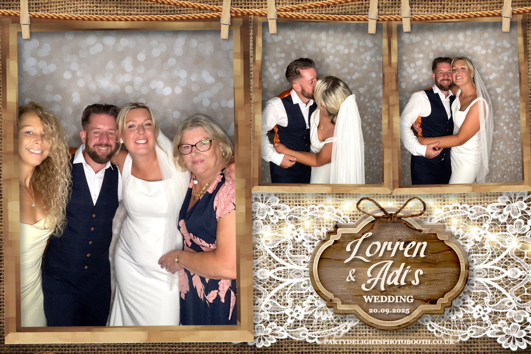 Lorren & Adi’s wedding | View more photos from the event at gallery.partydelightsphotobooth.co.uk/u/PartyDelightsPhotoBooth/Lorren-Adi’s-wedding