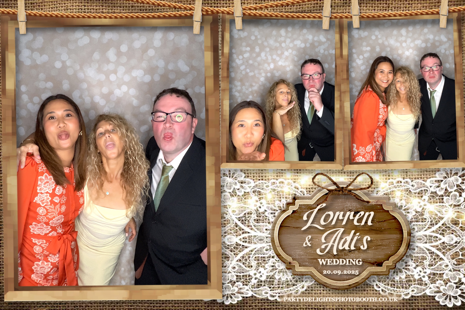 Lorren & Adi’s wedding | View more photos from the event at gallery.partydelightsphotobooth.co.uk/u/PartyDelightsPhotoBooth/Lorren-Adi’s-wedding