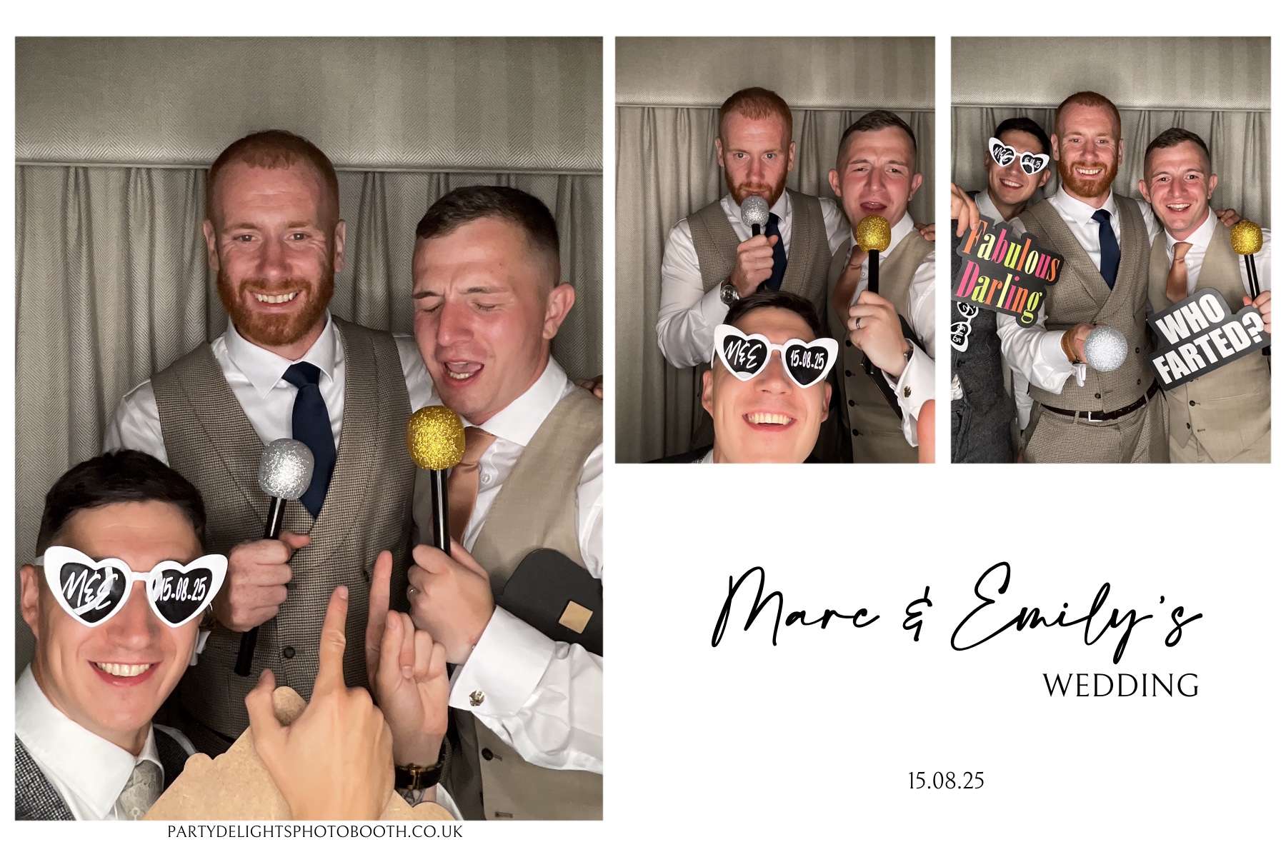 Marc and Emily's wedding | View more photos from the event at gallery.partydelightsphotobooth.co.uk/u/PartyDelightsPhotoBooth/Marc-and-Emilys-wedding